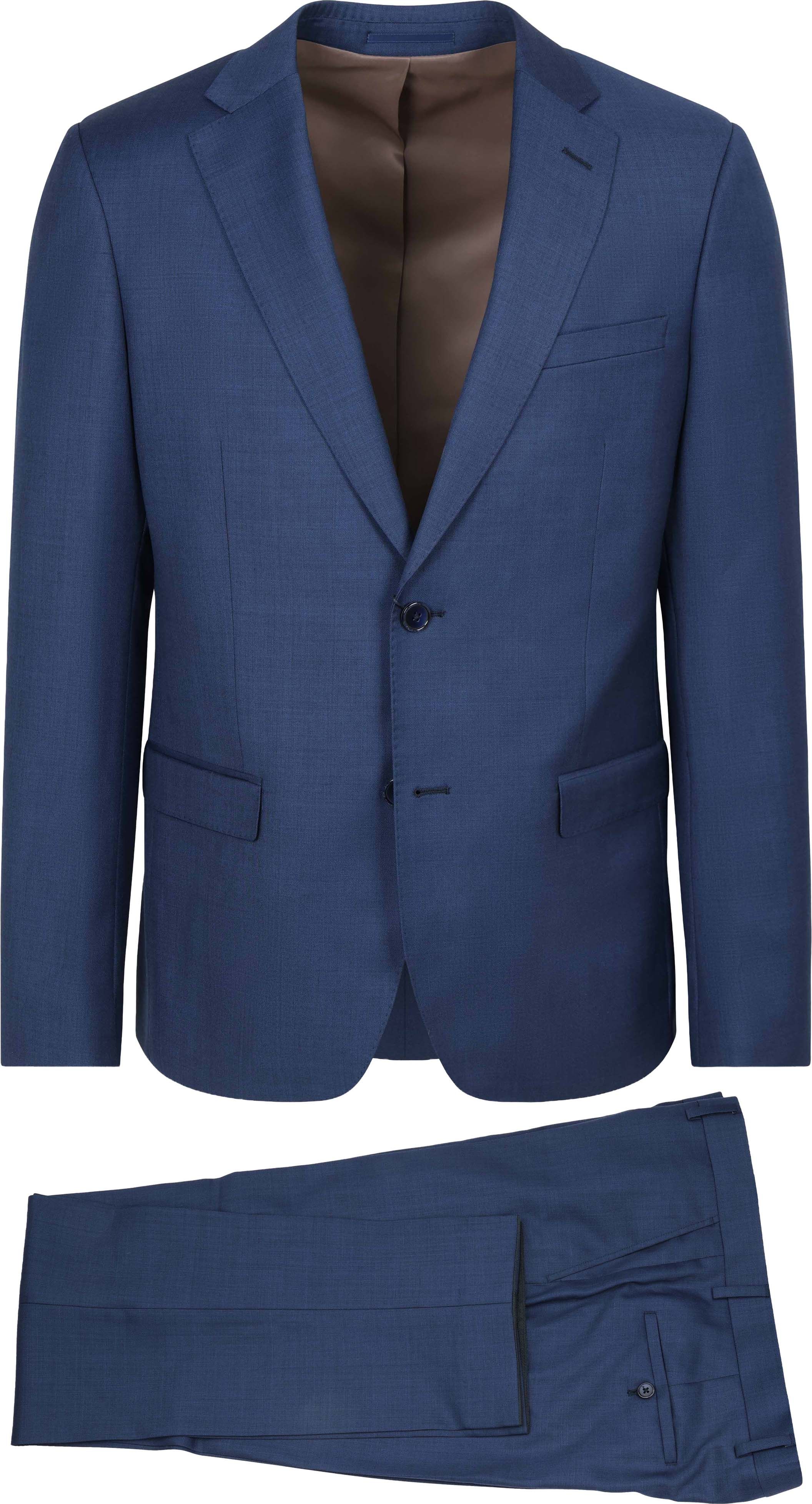 Suitable Sharkskin Suit Wool Royal Blue order online | Suitable Hungary