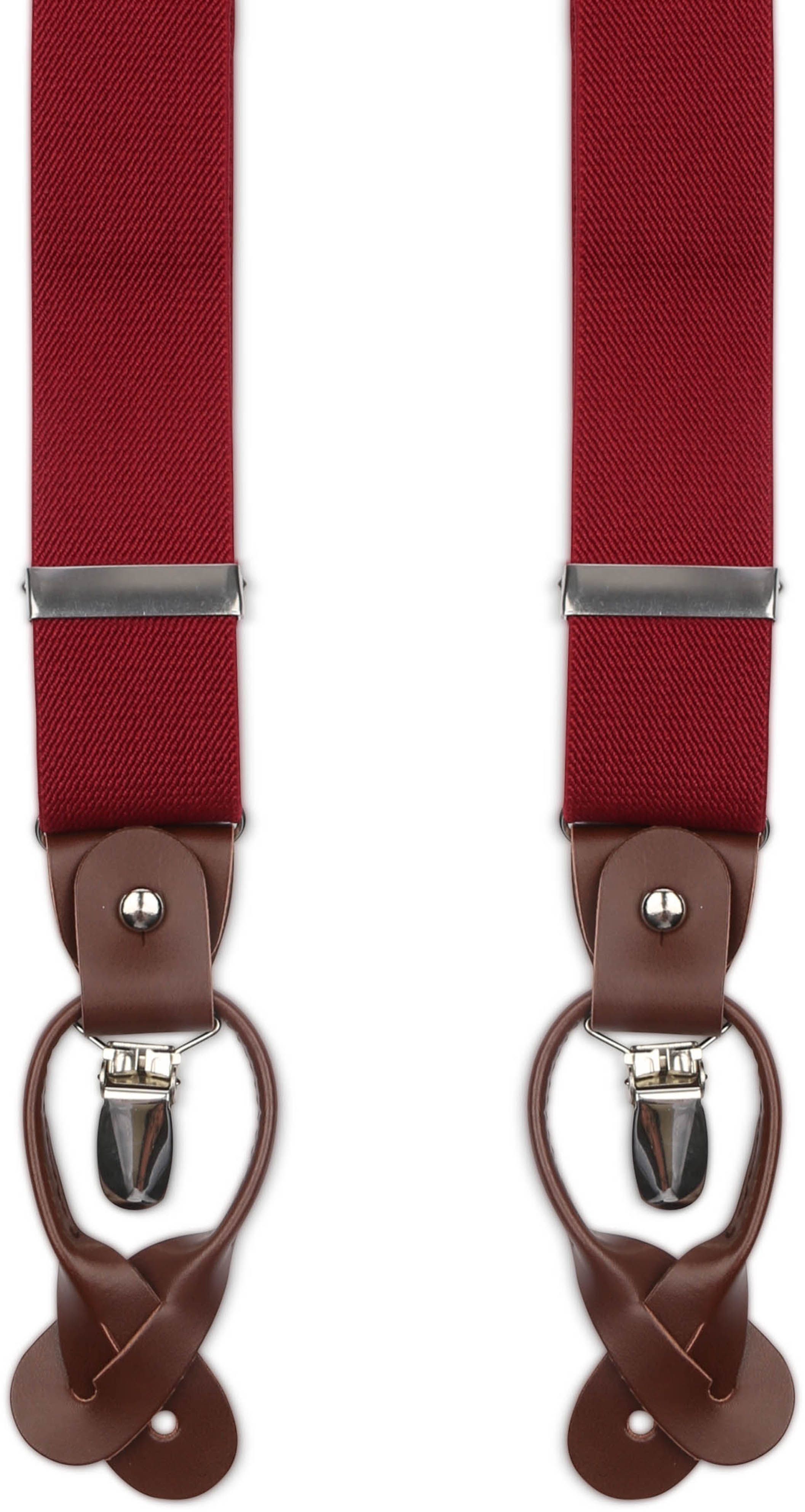 Suitable Luxe Bretels Bordeaux SUS-Y-LUX-3,5 cm bordeaux kl 6016 kopen | Suitable