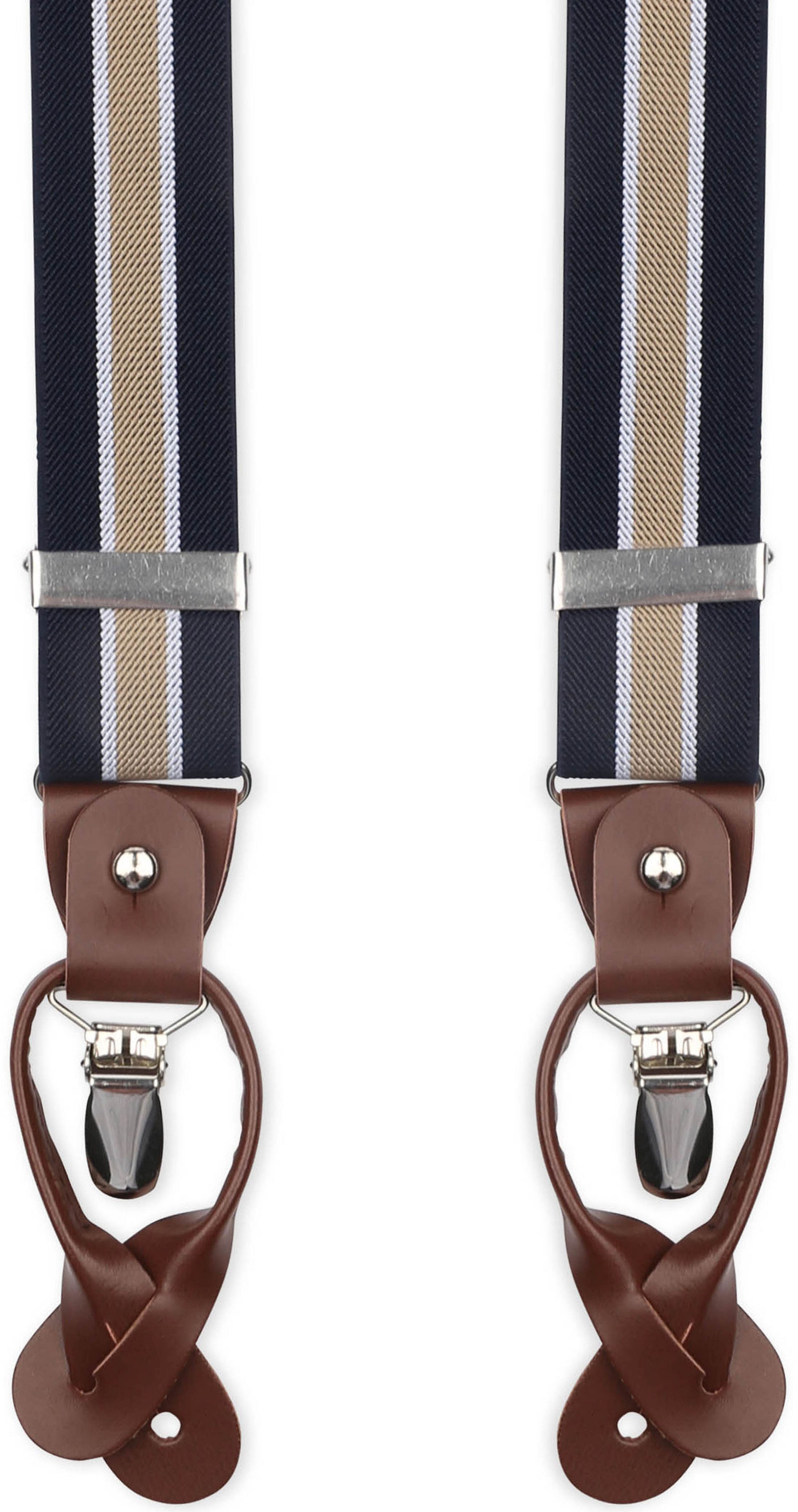 Suitable Luksus Seler Navy Stribe Beige SUS-Y-LUX-3,5 cm striped beige