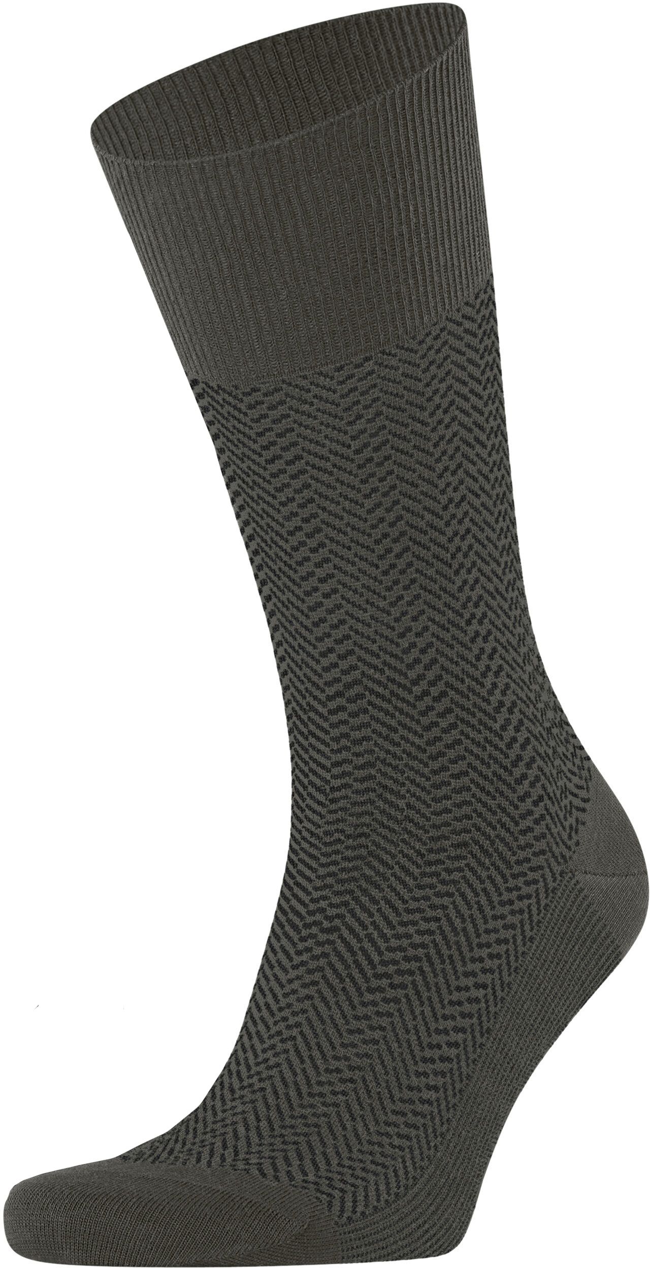 Falke Airport Sock i Herringstripe Army 12558-7826
