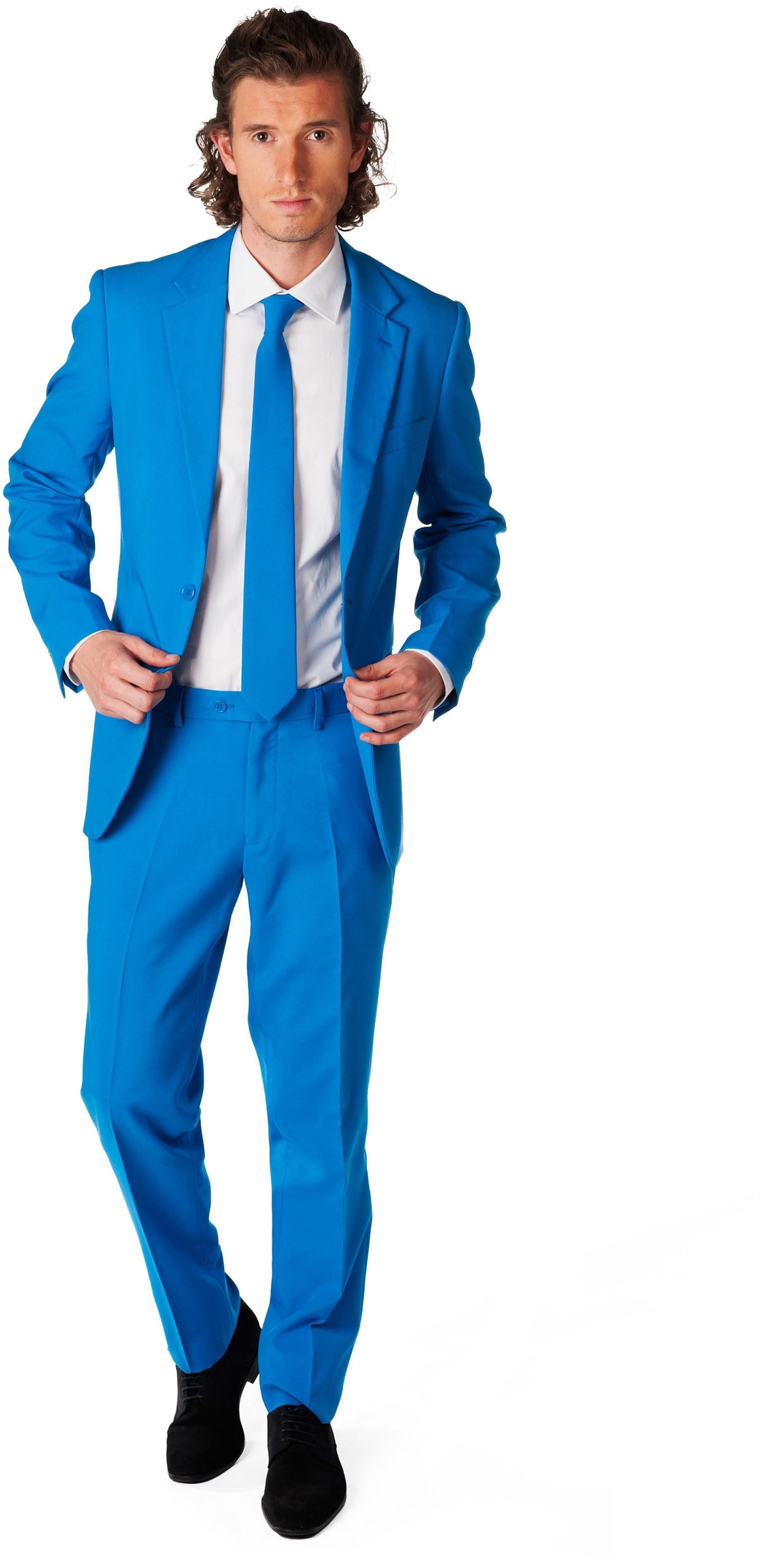OppoSuits Garnitur Niebieski OSUI-0025 Blue Steel 