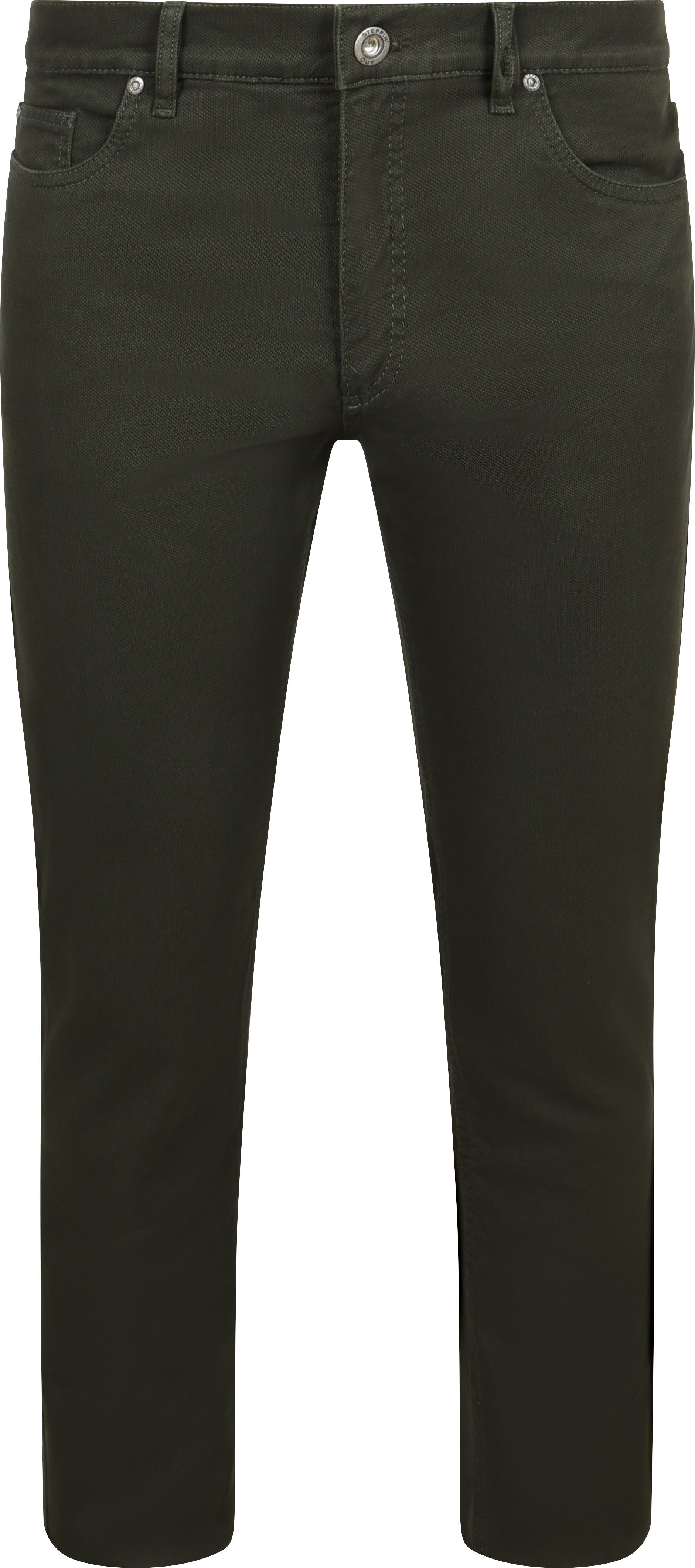 Steppin' Out Trousers 5-pocket Johnson Waffle Dark Green order online | PA-SO-5P-JOHN-WF-26.02 | Suitable Greece