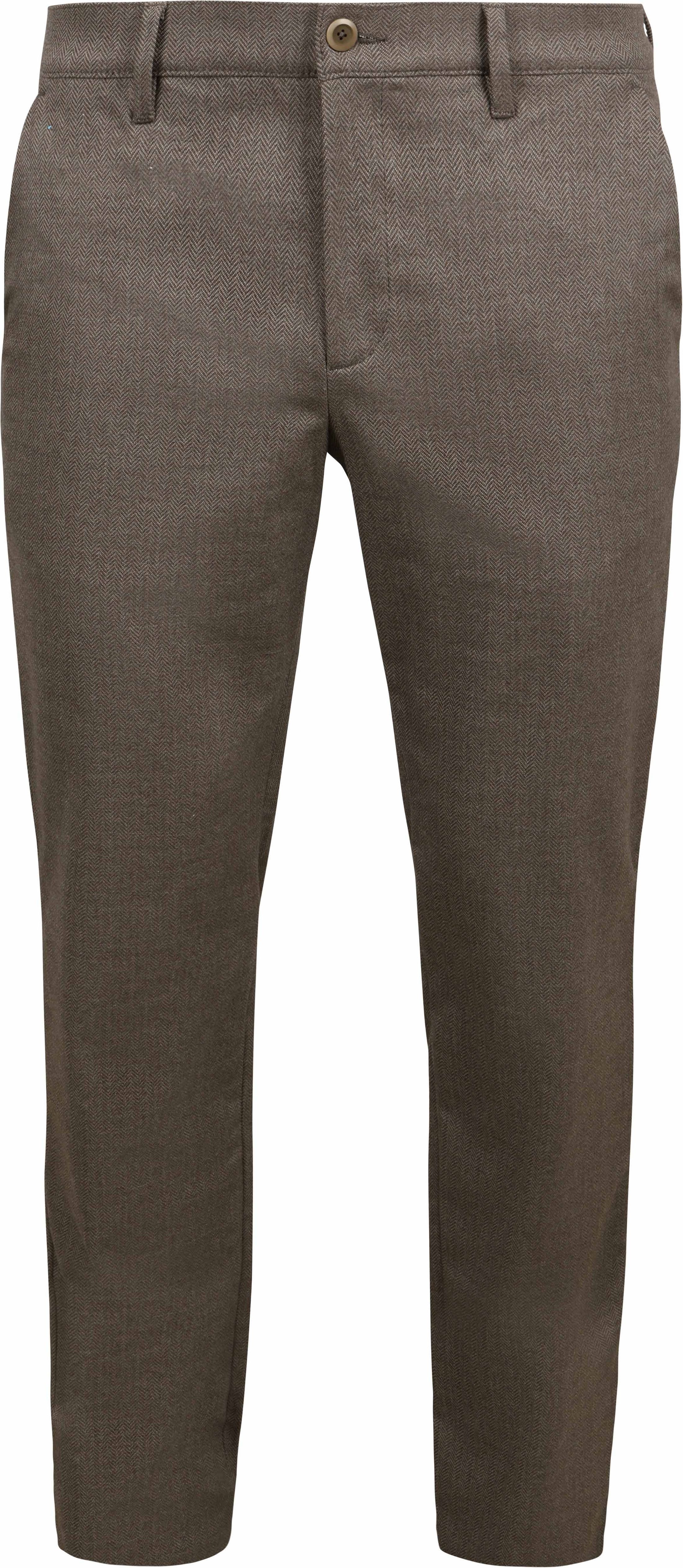 Alberto Lou Chino Flannel Herringbone Brown order online | Suitable Hungary