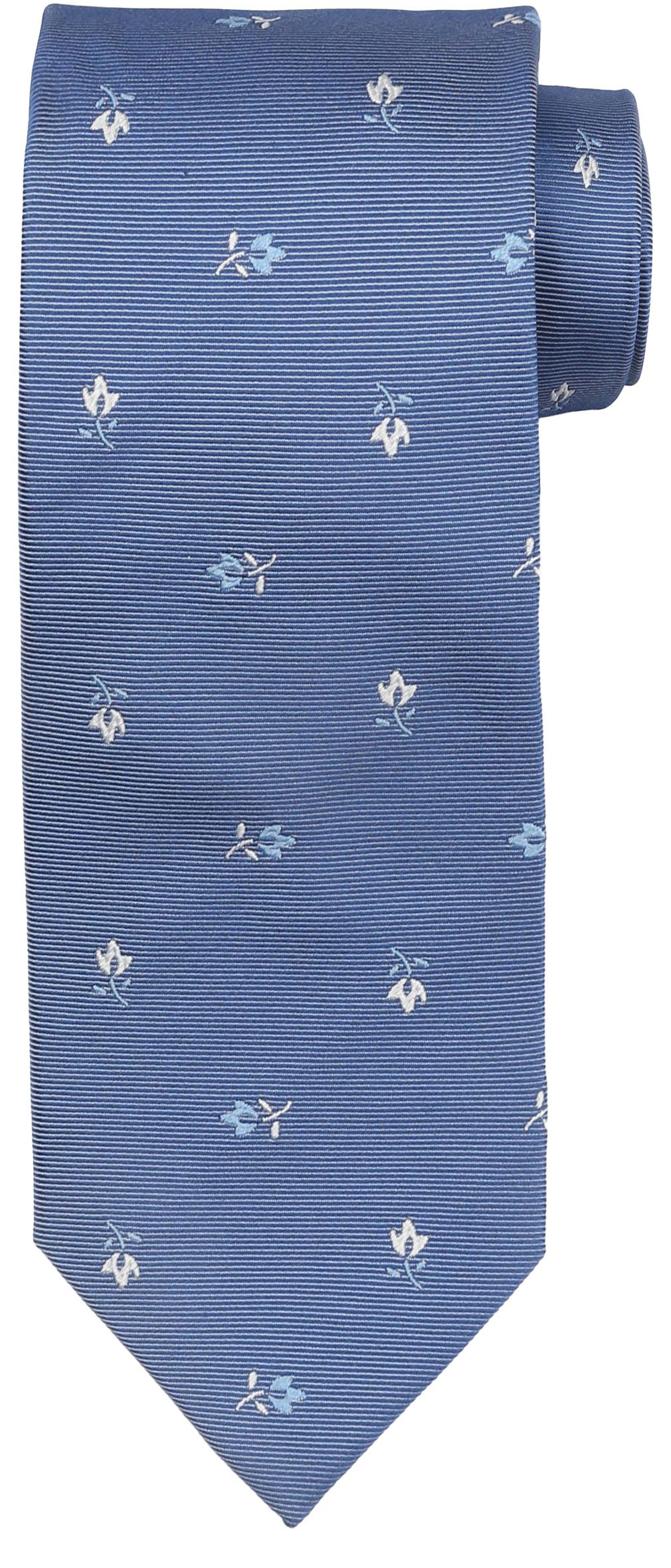 Suitable Krawatte Seide Blumen Blau  kaufen | TI25-08 | Suitable