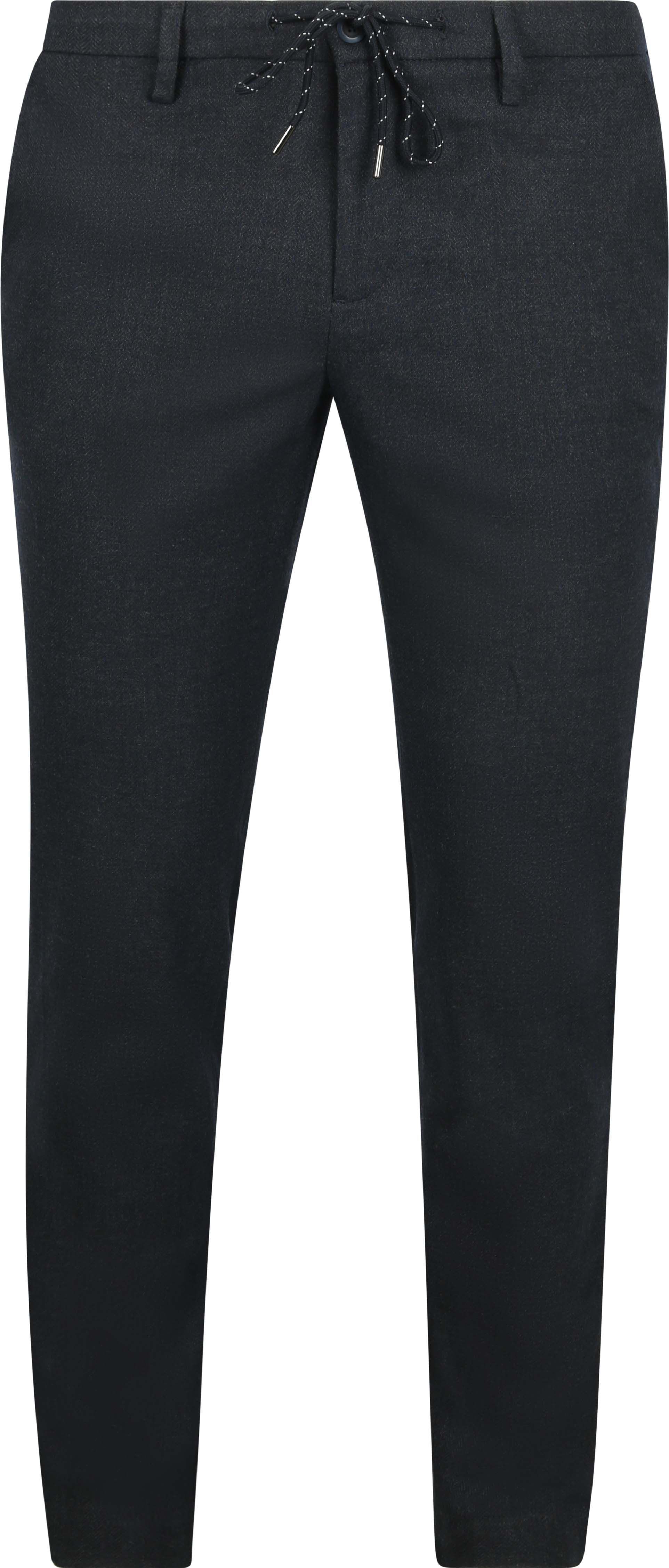 Alberto Bukse Jump Flanell Herringbone Navy 30361446-899-899