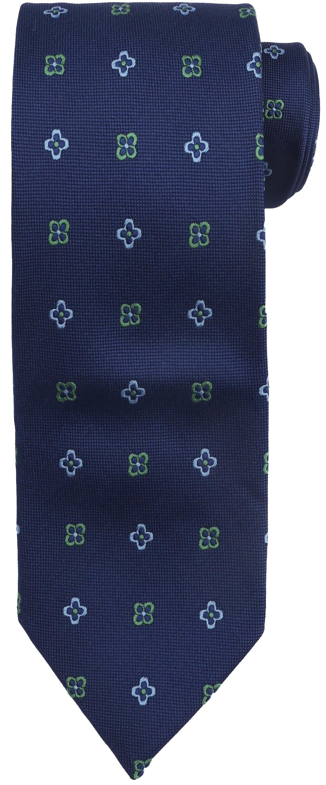 Suitable Stropdas Zijde Bloem Navy  TI25-02 kopen | Suitable