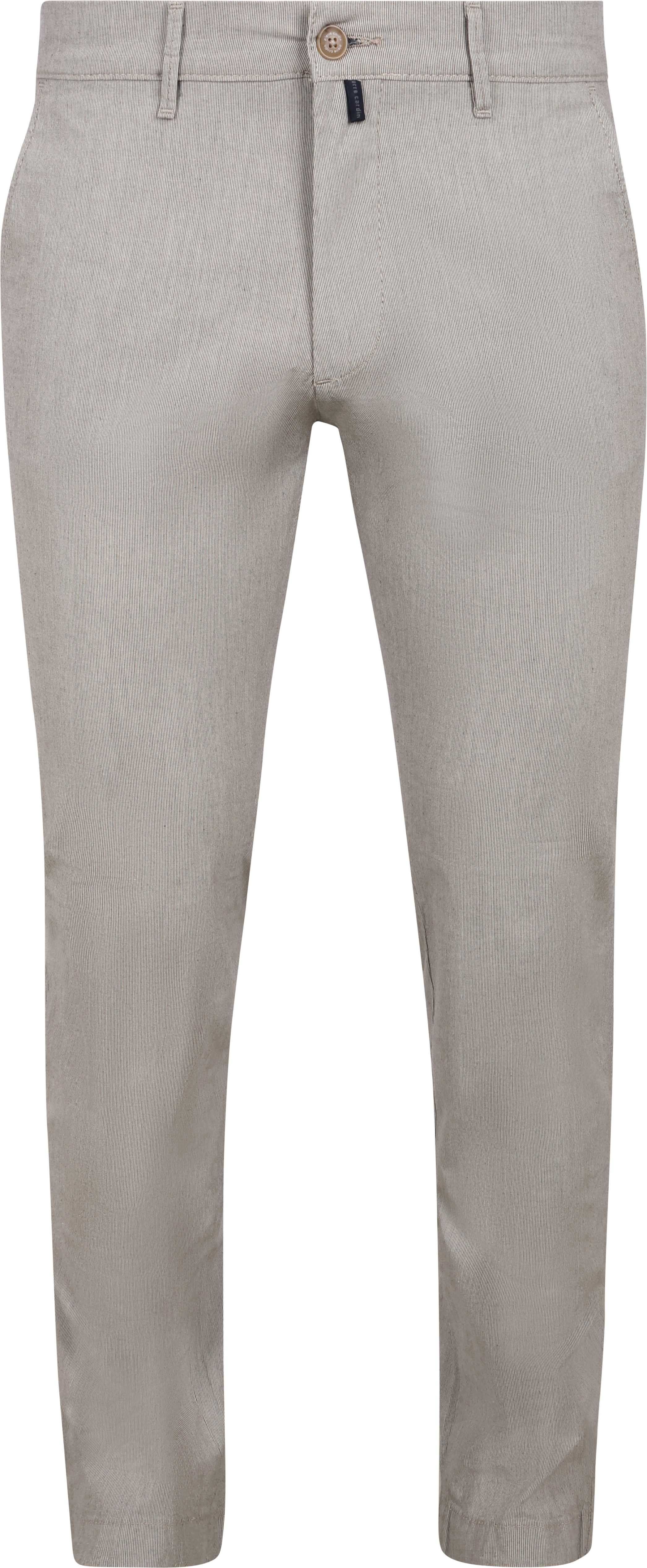 Pierre Cardin Bukse Calais Greige Grå Beige Størrelse W 38 - L 34