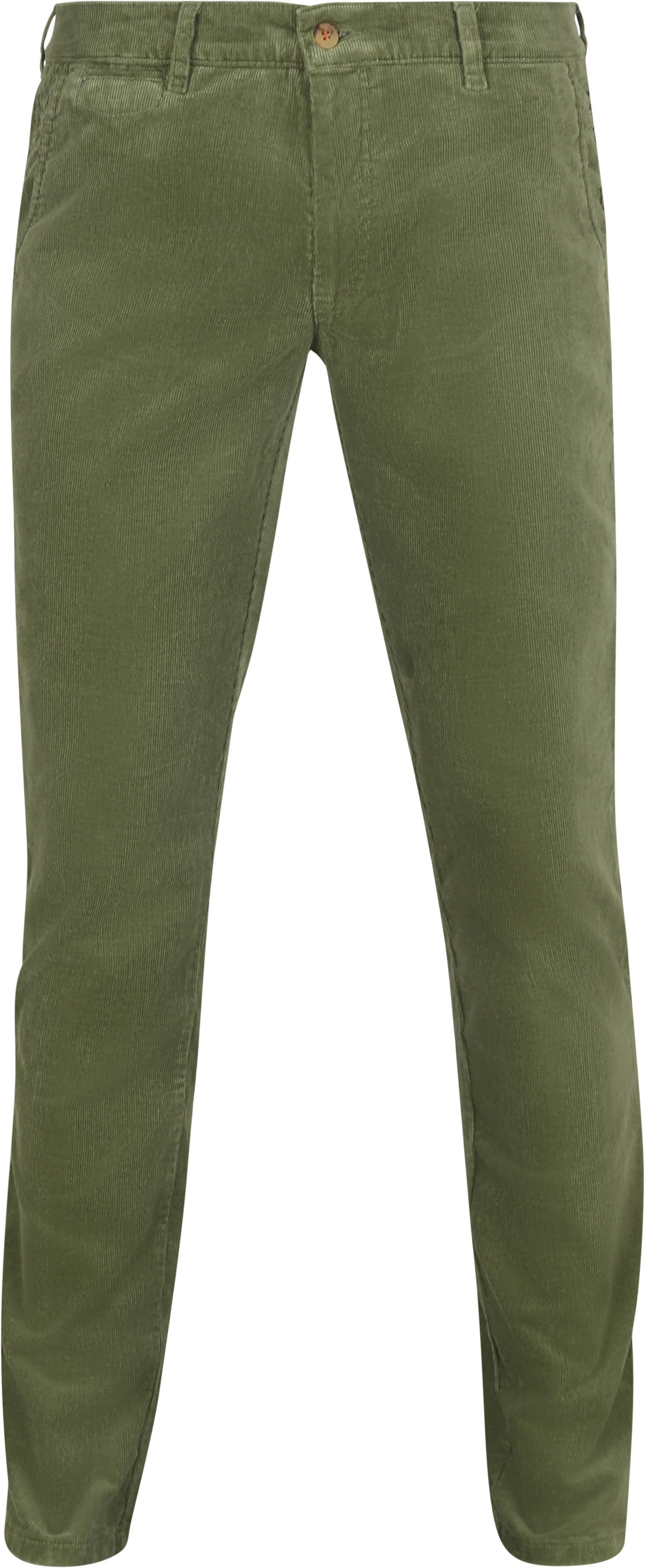 Suitable Chino Plato Corduroy Groen PA-CORD-24W-04/1-11-193-401 kopen | Suitable