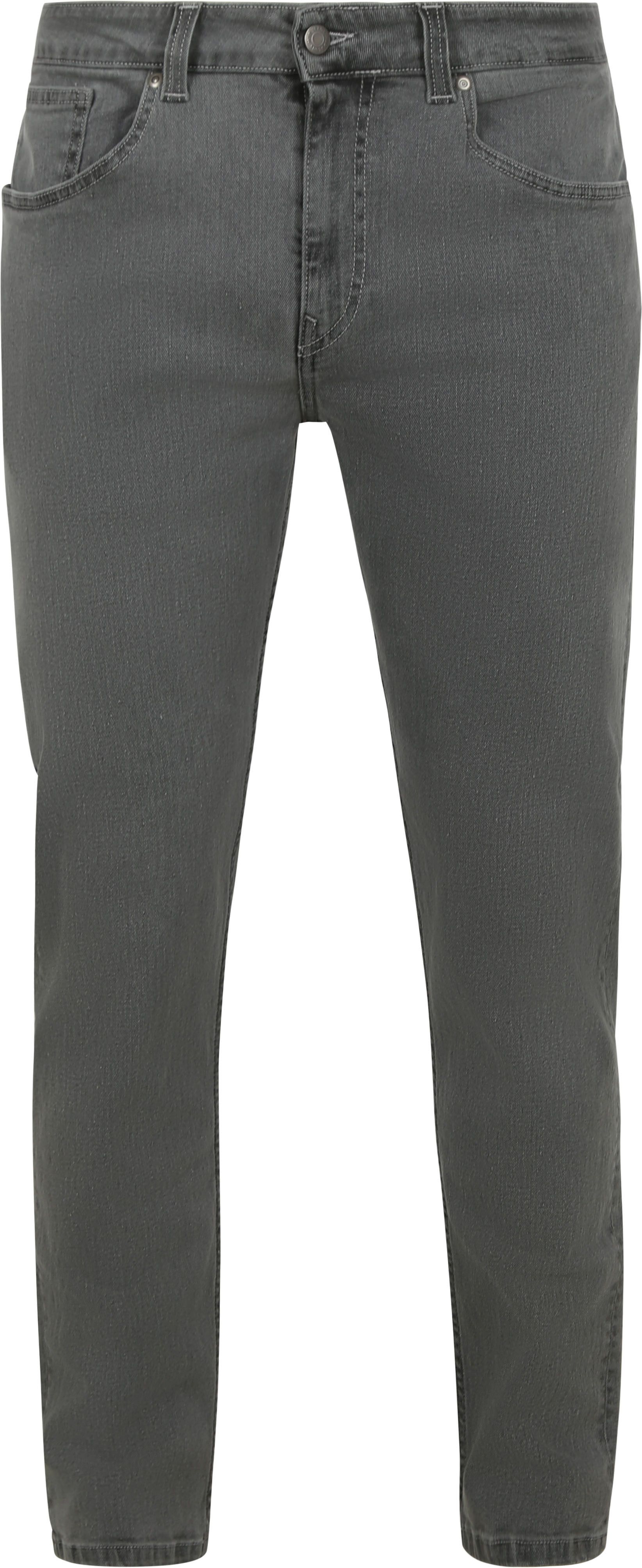 MUD Jeans Spodnie Szary Rick Mid Slim Light Grey 
