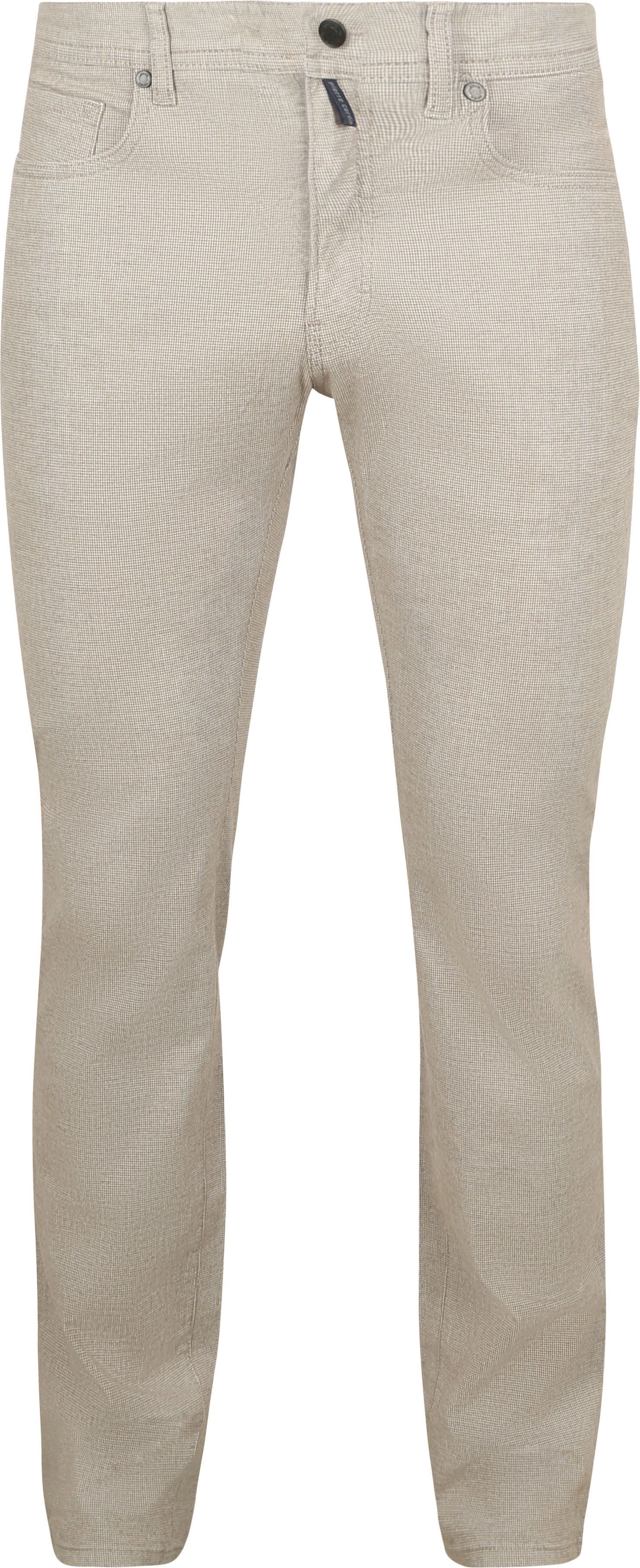 Pierre Cardin Broek Lyon Tapered Print Greige C3 34540.1074-8018 kopen | Suitable