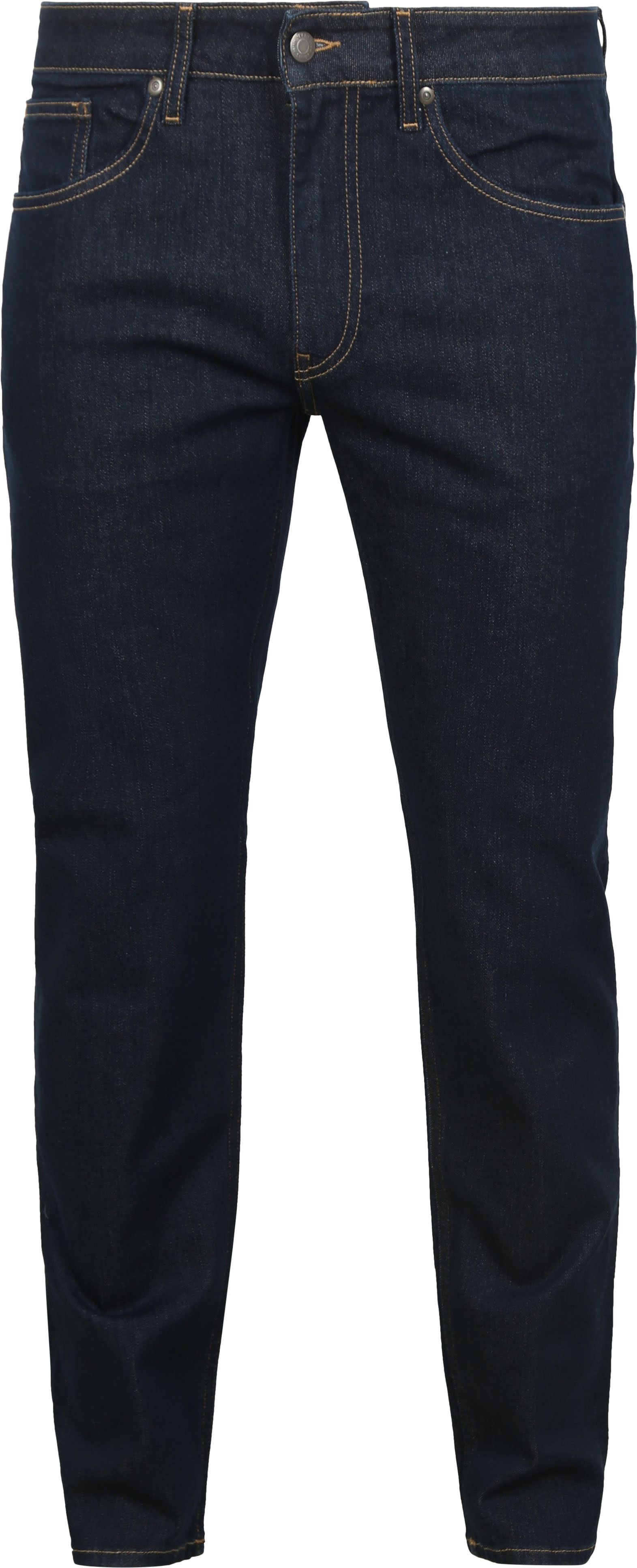 MUD Jeans Pantalone Blu Dunn Low Tapered Strong Blue 