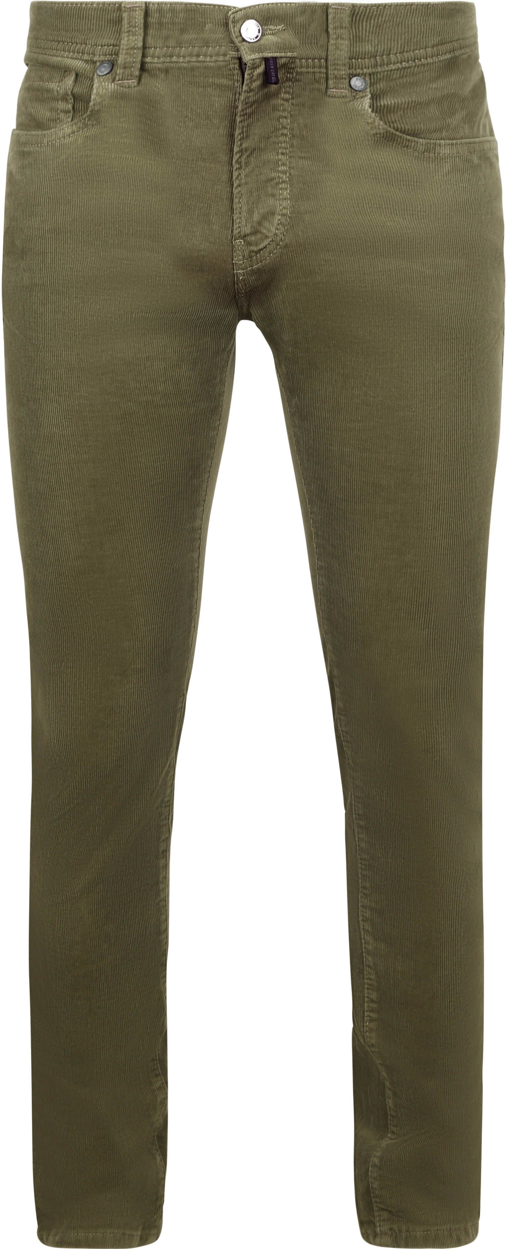 Pierre Cardin Bukse Lyon Corduroy Oliven C3 34540.3009-5215