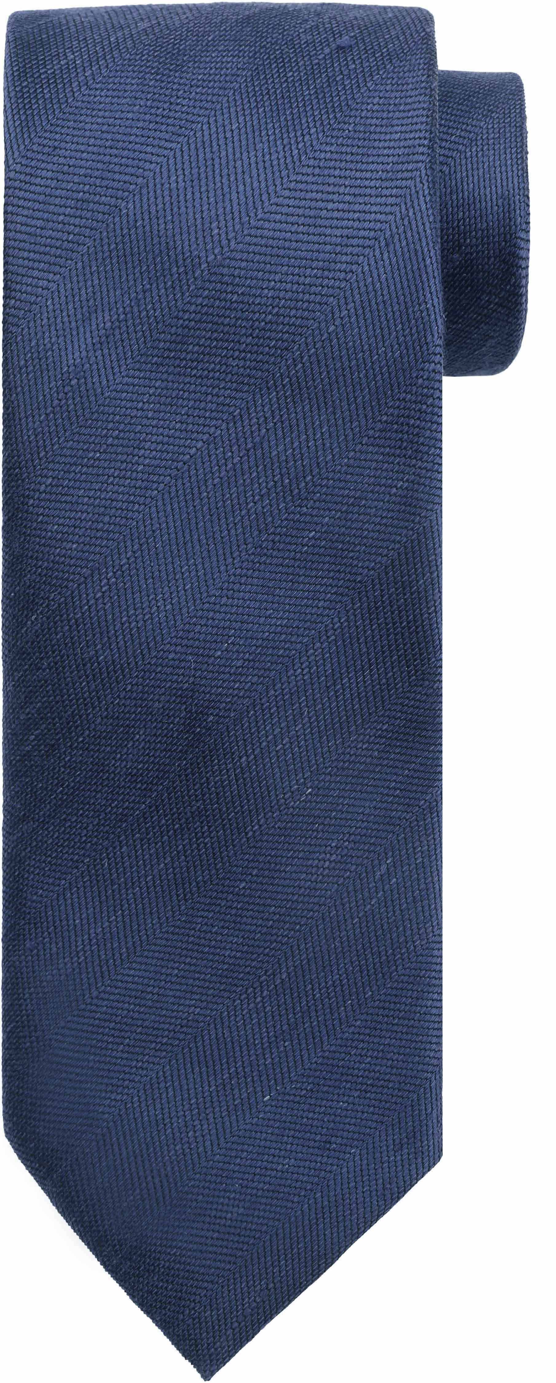 Suitable Linnen Zijde Stropdas Navy TI24-08 kopen | Suitable