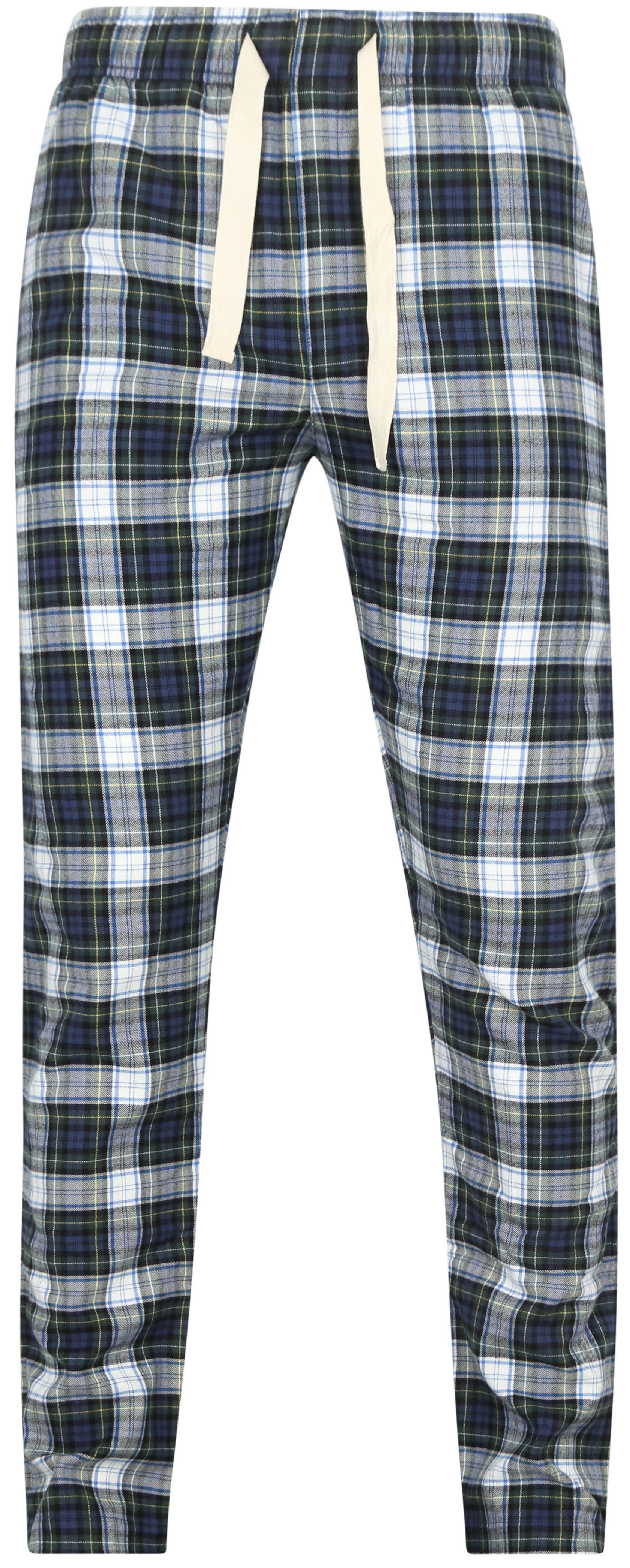 Steppin' Out Loungebyxor Rutig Blå och Grön SM1602.0005-2100