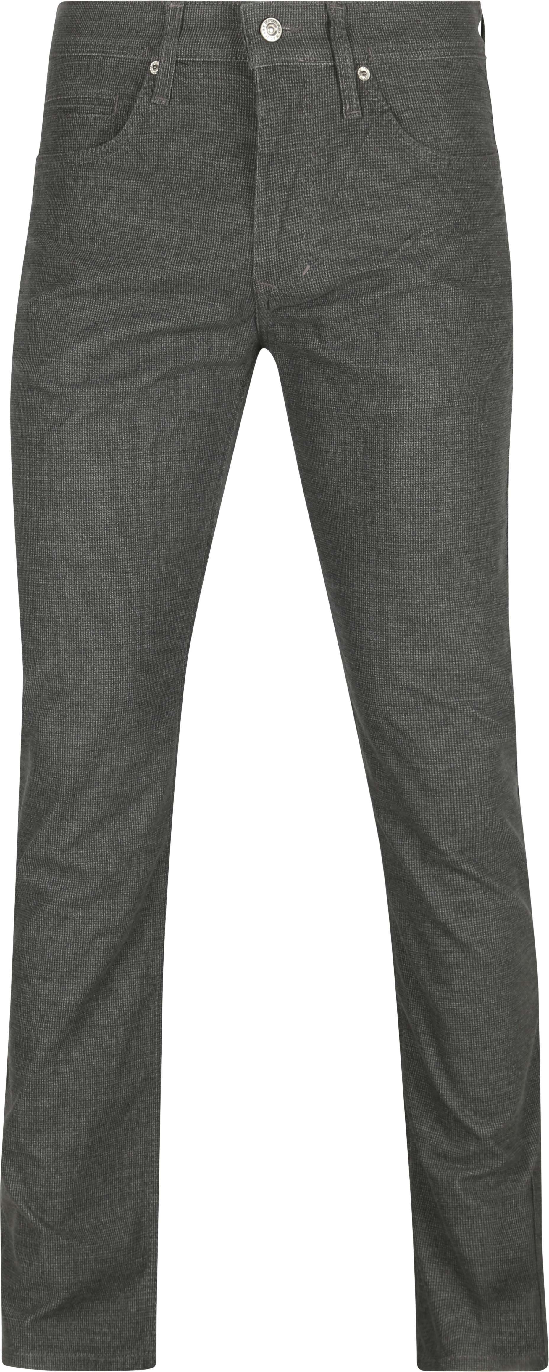 Køb Mac bukser Arne Print Antracit 0634050001-061P | Suitable