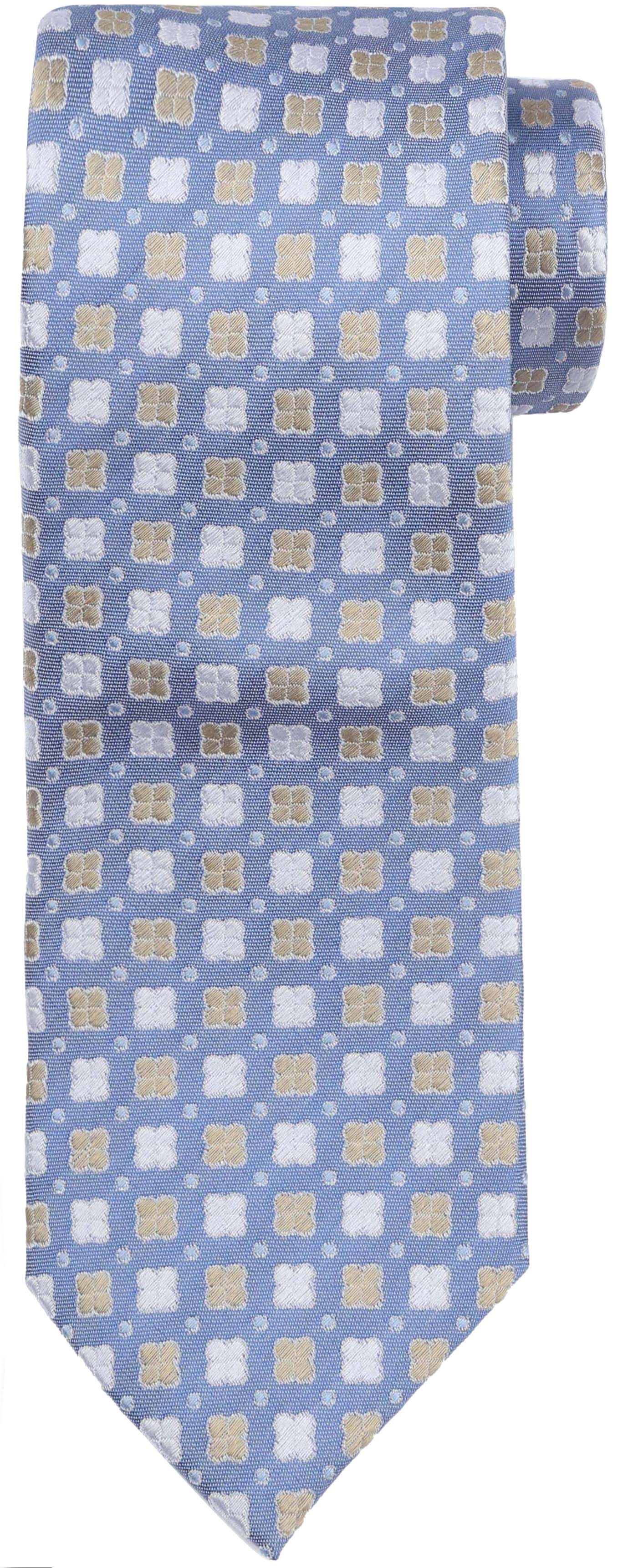 Suitable Stropdas Zijde Bloem Blauw  TI25-07 kopen | Suitable