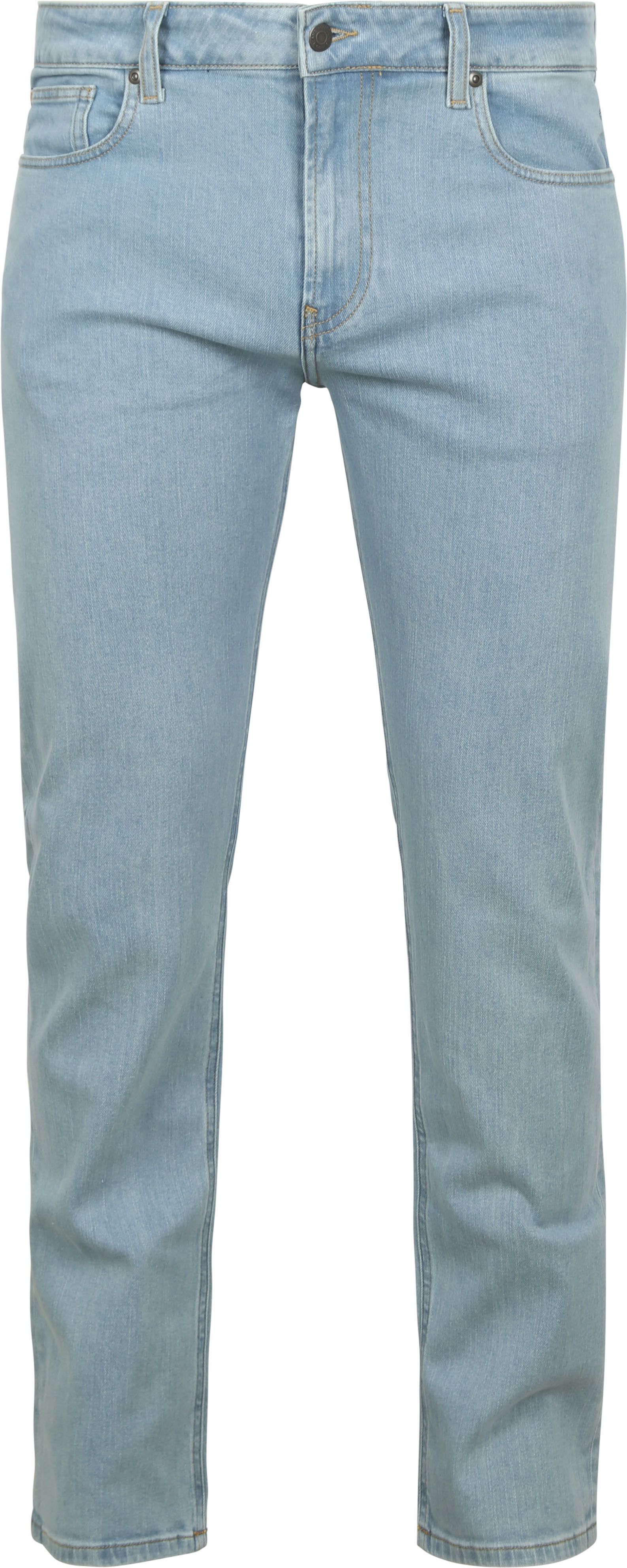 MUD Jeans Pantalone Blu Bryce Mid straight Light Stone 