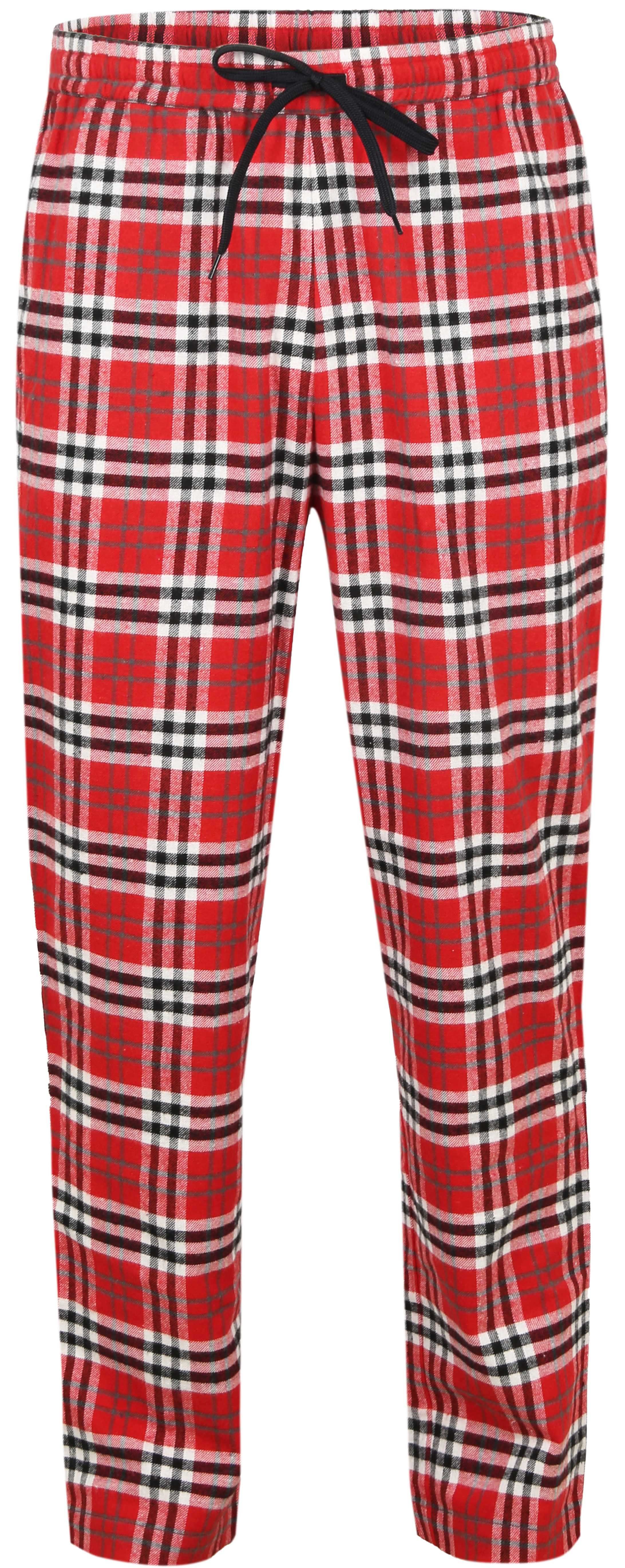 Steppin' Out Pantalon Confort Plaid Rouge PA-LP-CHECK-RED-01 commander en ligne | Suitable