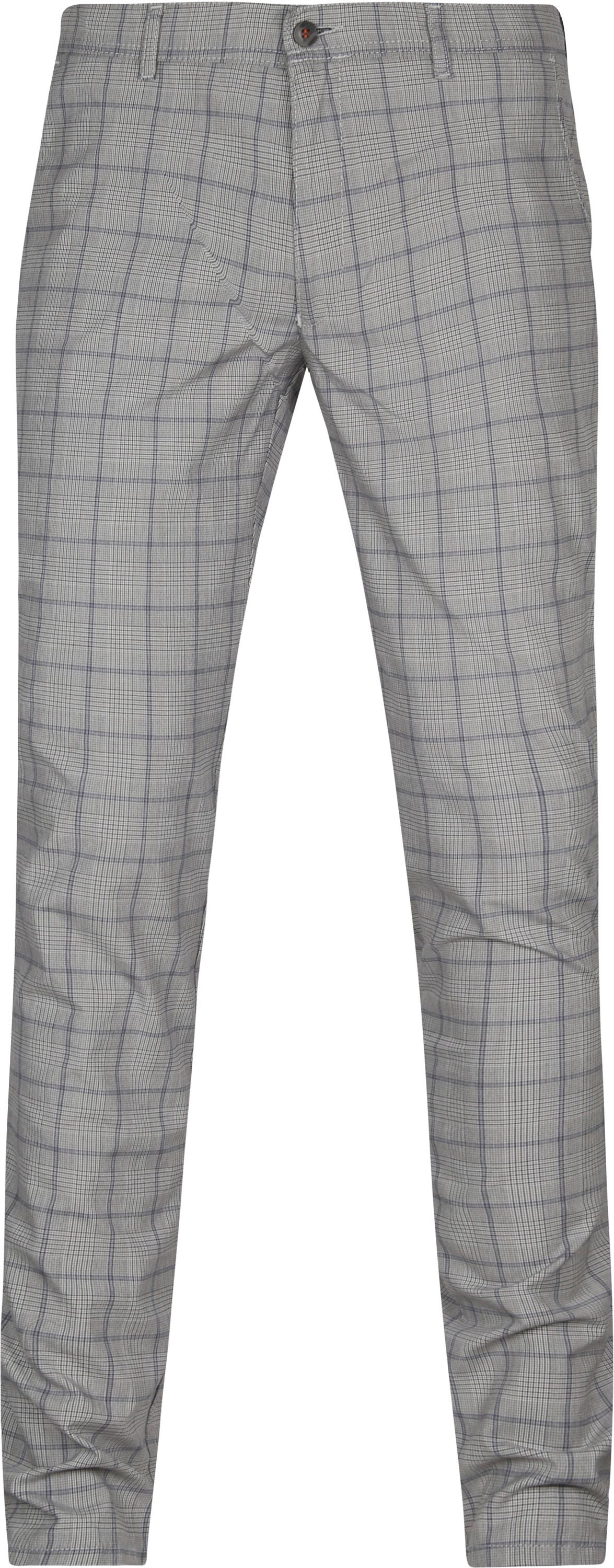 Suitable Chino Pico Grårutig 1-11-171 kl 710 ruit beige