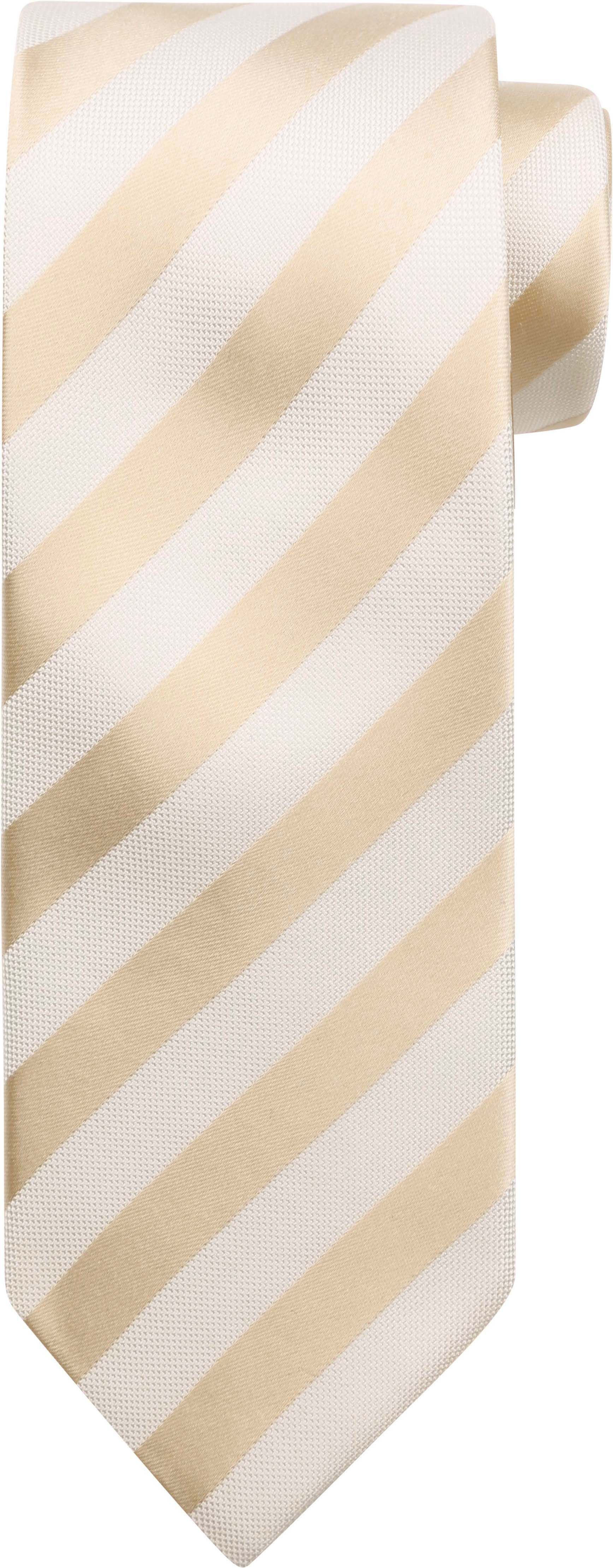 Suitable Krawatte Seide Streif Beige TI23-02 kaufen | Suitable