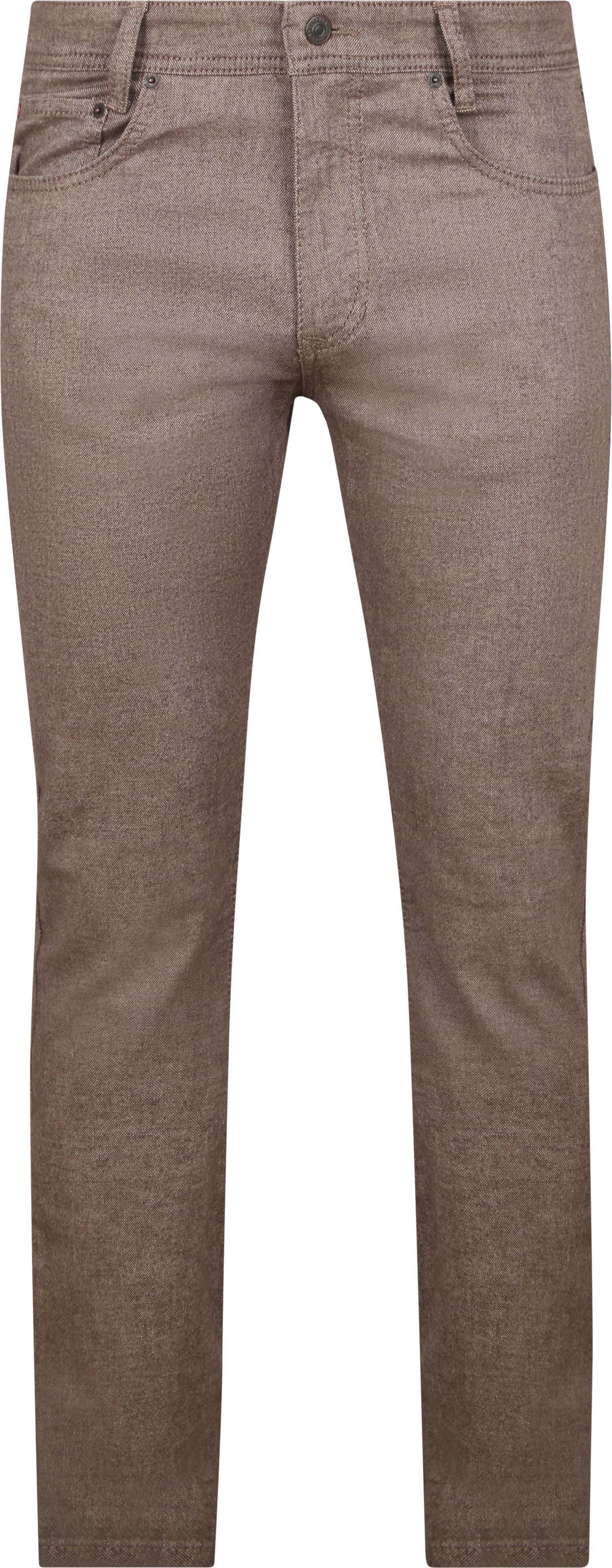 Mac Trousers Arne Melange Brown order online | 0642050100-238 | Suitable Portugal