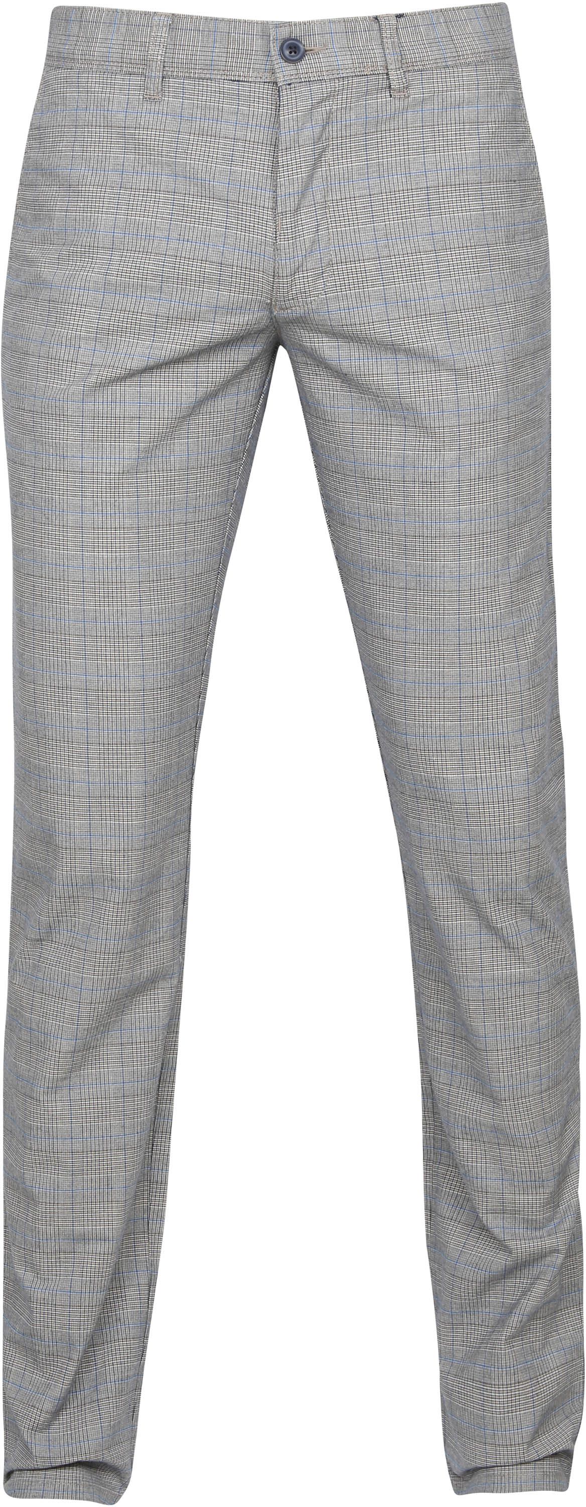 Suitable Chino Sartre Rutig Camel 4924 1010 Blue Camel