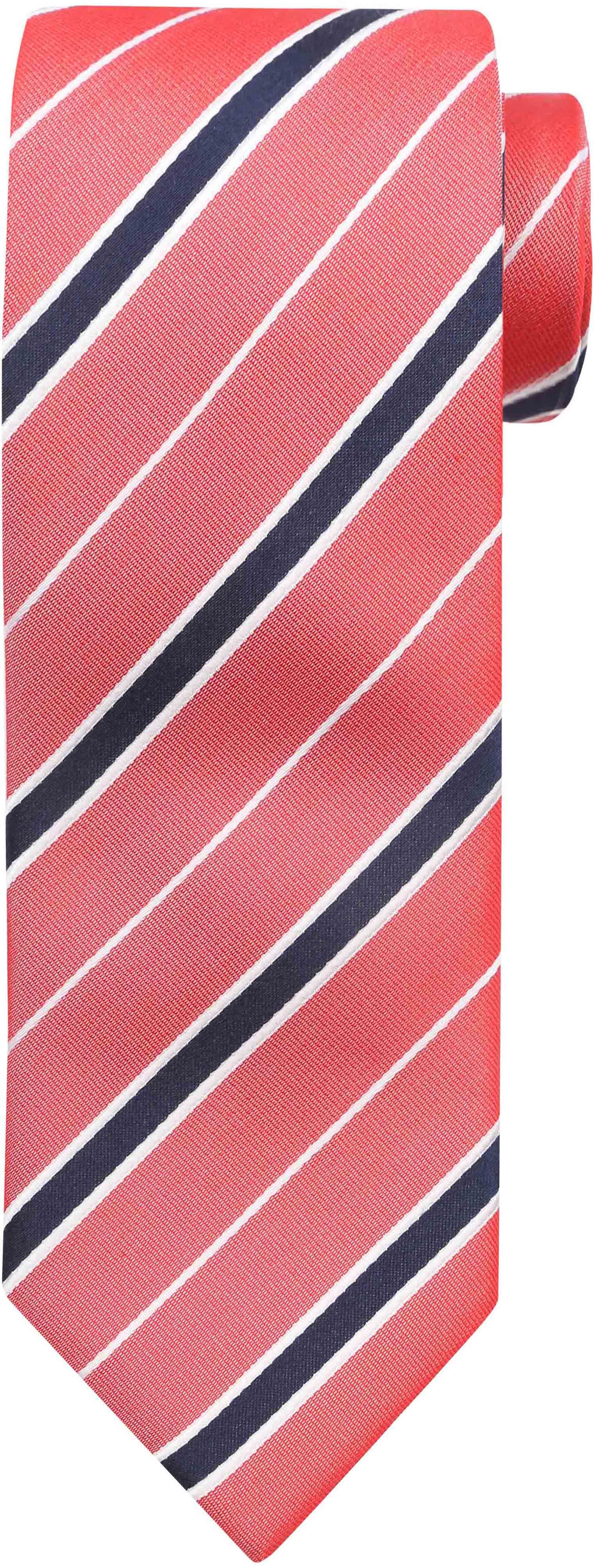 Slips Röda Ränder Silk Tie 710017