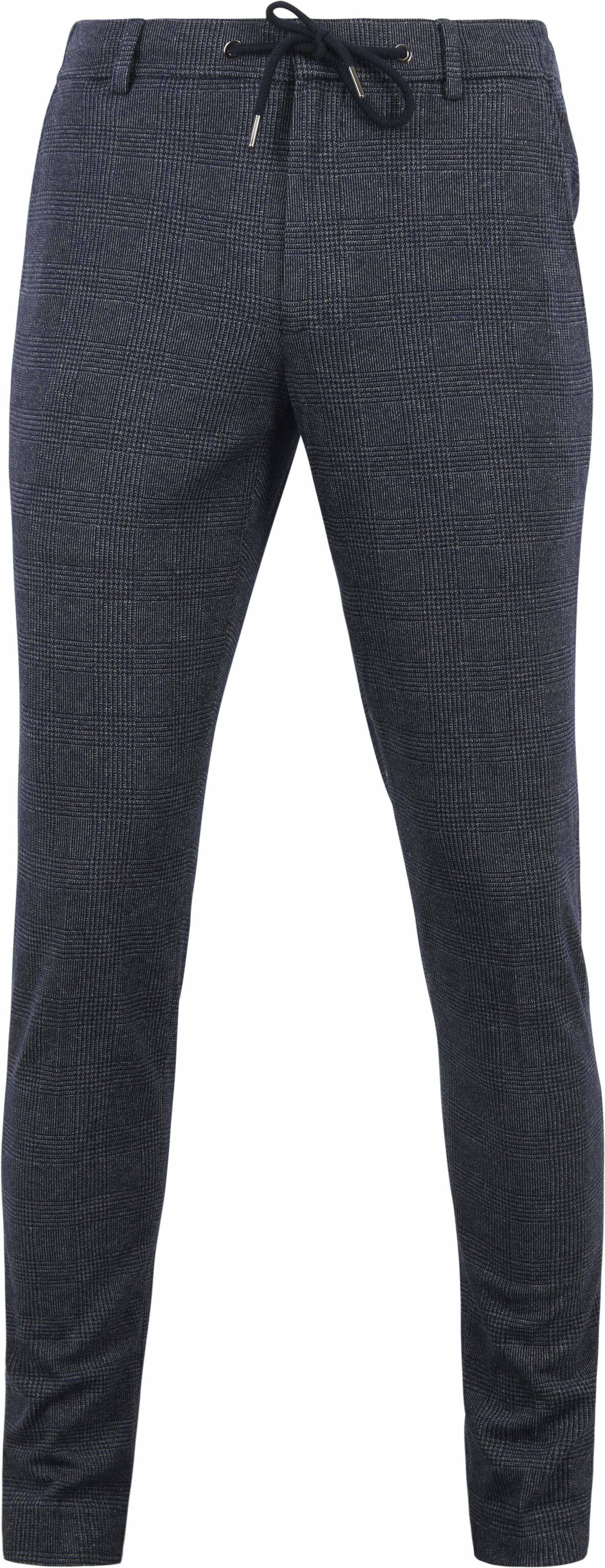 Passande Chino Det Rutiga Marinblå SPE23304DA60ST-290