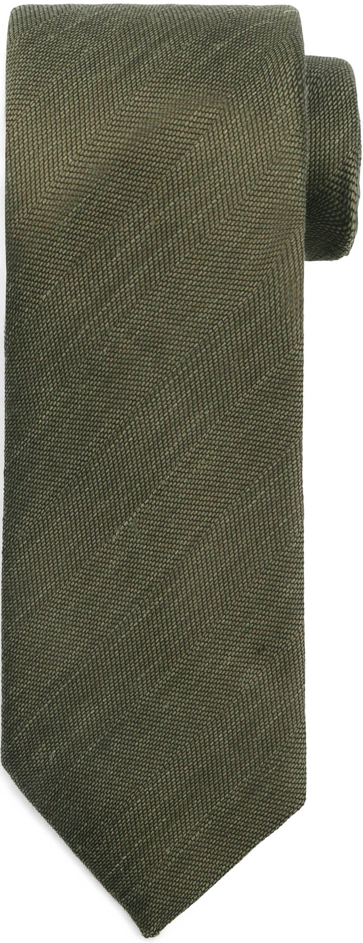 Suitable Linnen Zijde Stropdas Groen TI24-07 kopen | Suitable