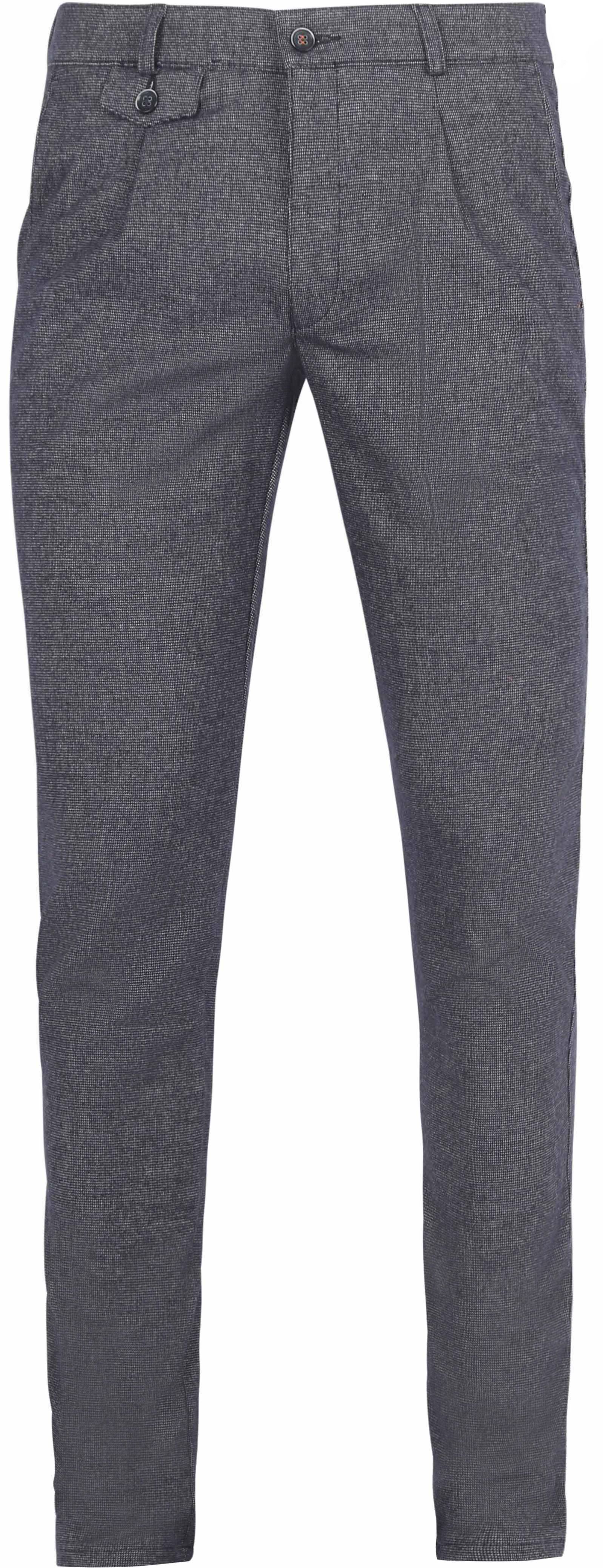 Suitable til Chino Pico Pleat Navy PA-MCR-FL-24W-01/1-04-007-610
