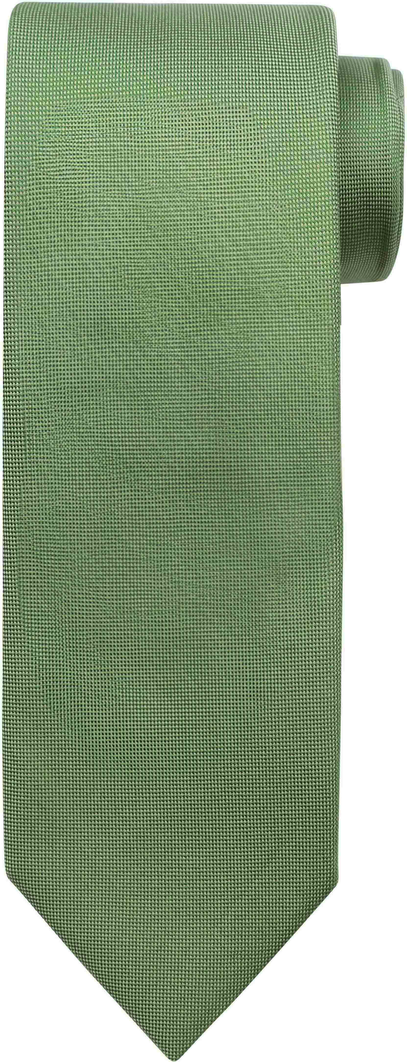 Suitable Krawat Zielony K81-10 Uni Green OXF 