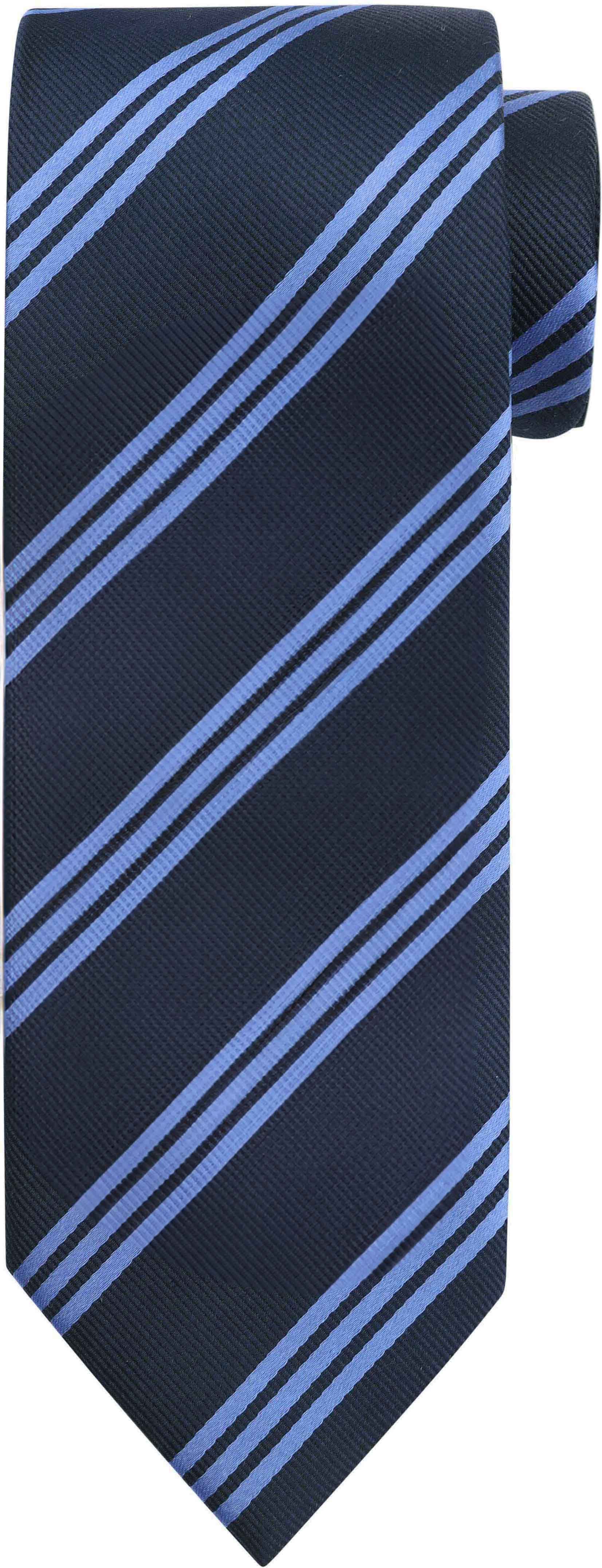 Suitable Krawatte Seide Streifen Anthrazit kaufen | FC22-17 Grey | Suitable