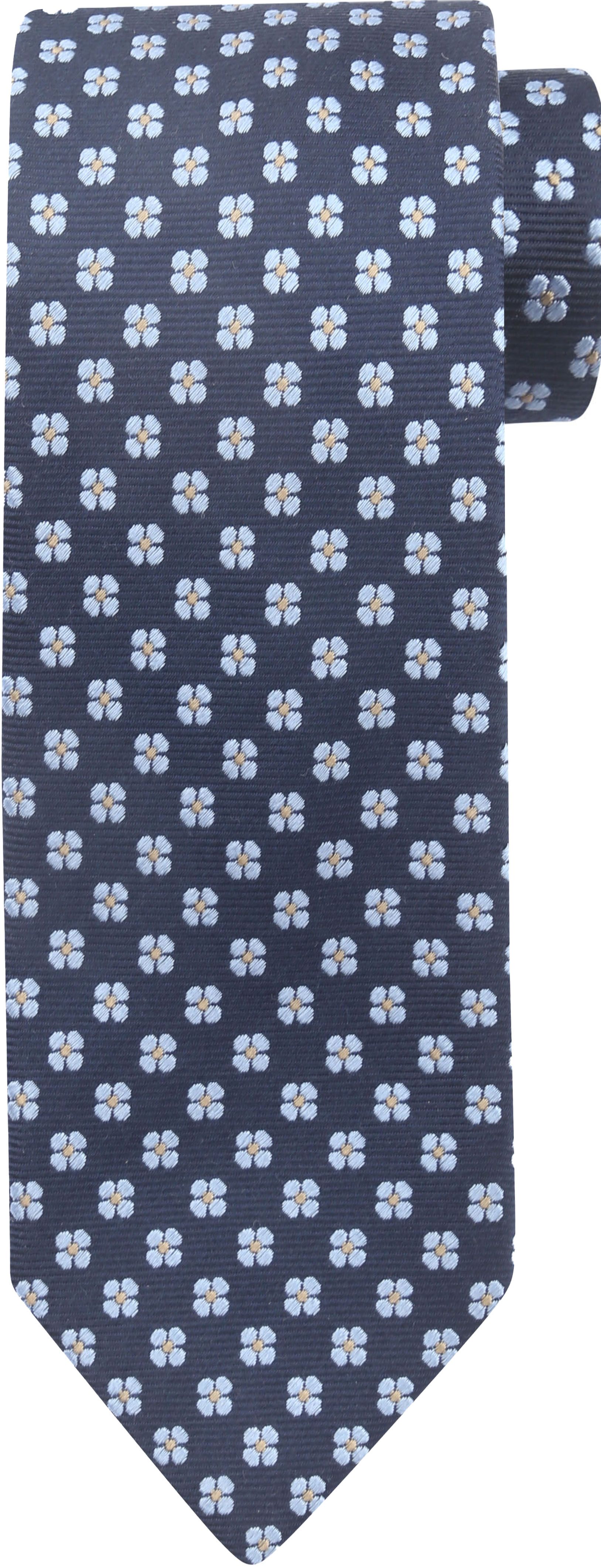 Suitable Krawatte Seide Blumen Navy kaufen | TI24-26 | Suitable