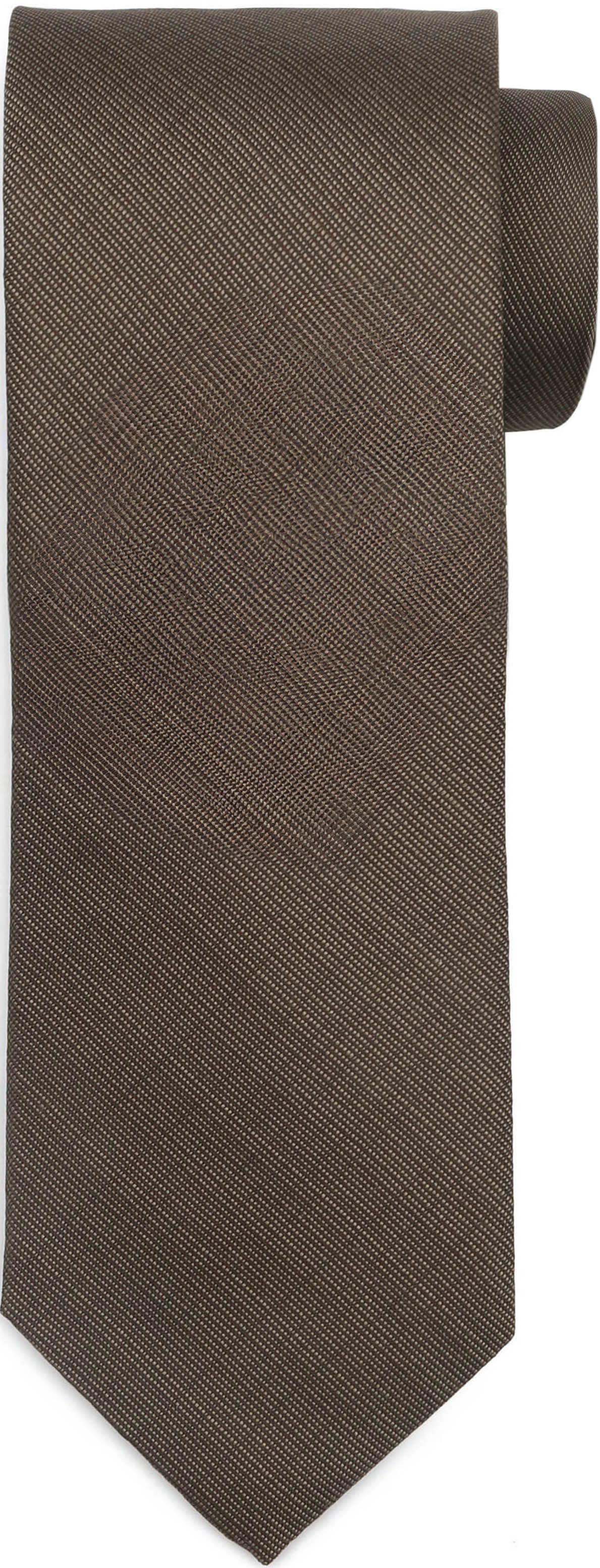 Cravate en Soie Brun Foncé K82-1 K82-33 Uni Brown rt commander en ligne | Suitable
