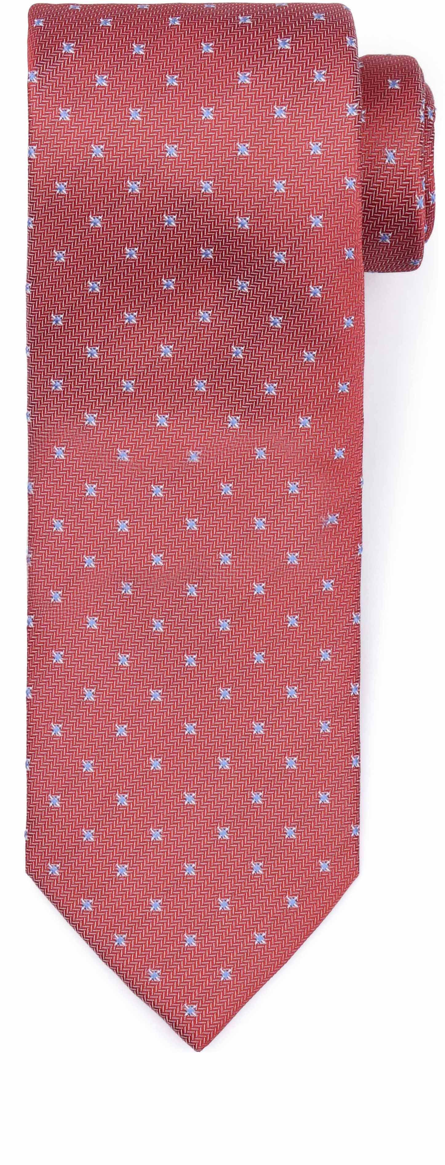 Suitable Cravate Soie Blue Star Rouge  TI26-07 commander en ligne | Suitable