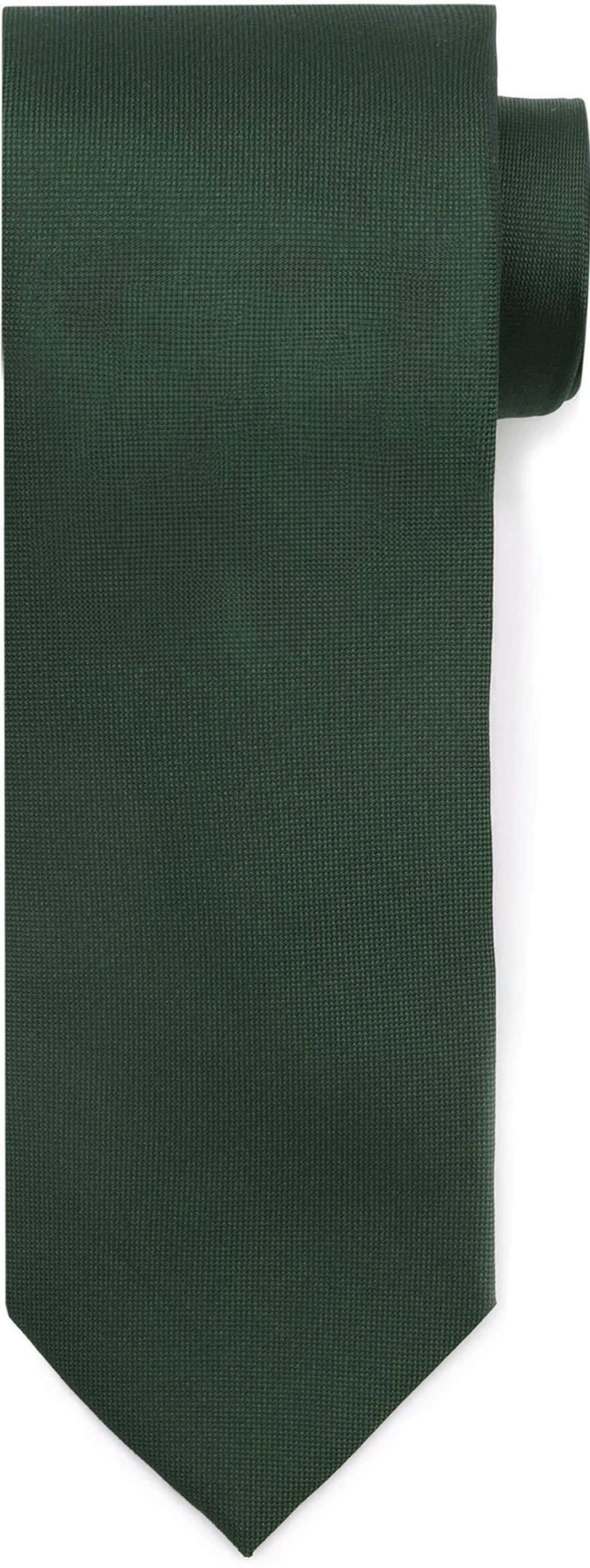 Slipsiden Grønn K81-22 K81-22 100% Silk Tie dark green Oxf