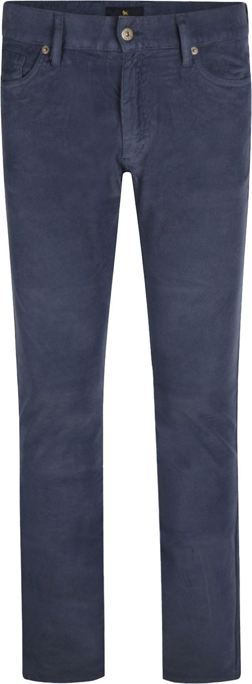 Steppin' Out Corduroy Broek Johnson Indigo Blauw SM3004.0002-2300 kopen | Suitable