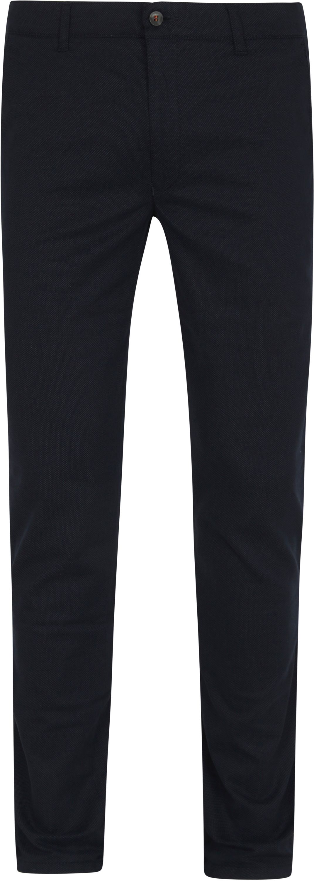 Passande Chino Pico Tryck Navy Blå 1-11-189 kl 611 Pico