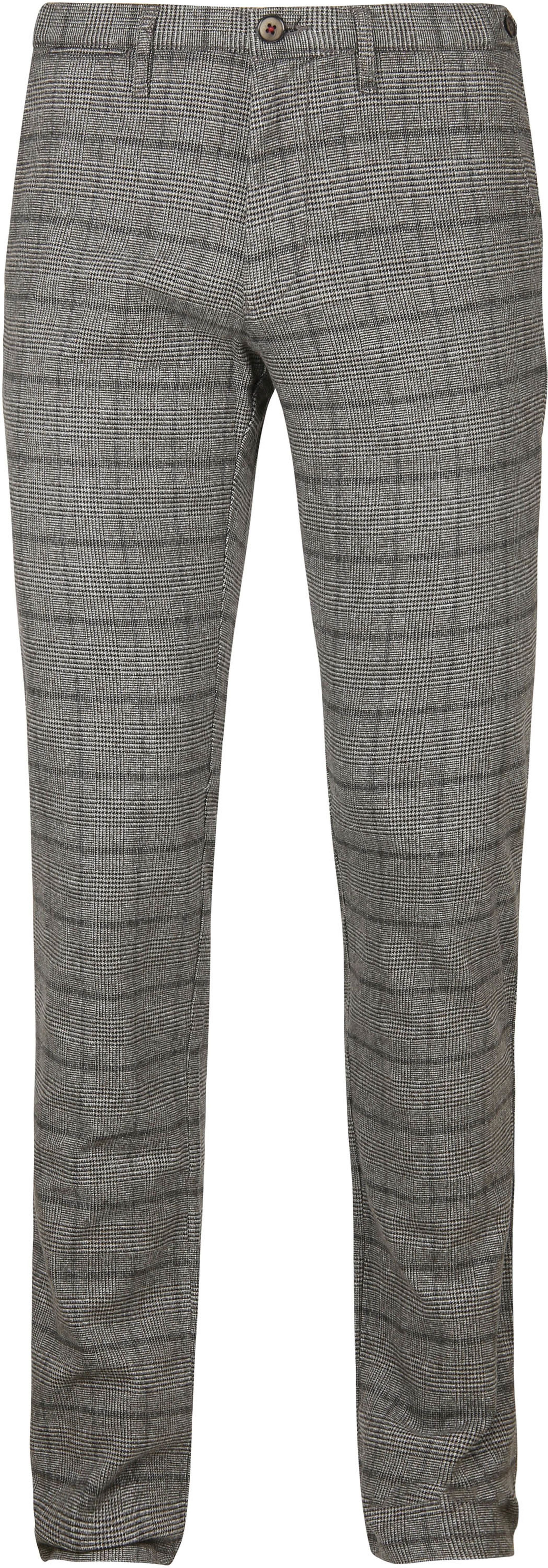 Køb Suitable Chino Locke ternet Grå Q6057-1000 Grey | Suitable