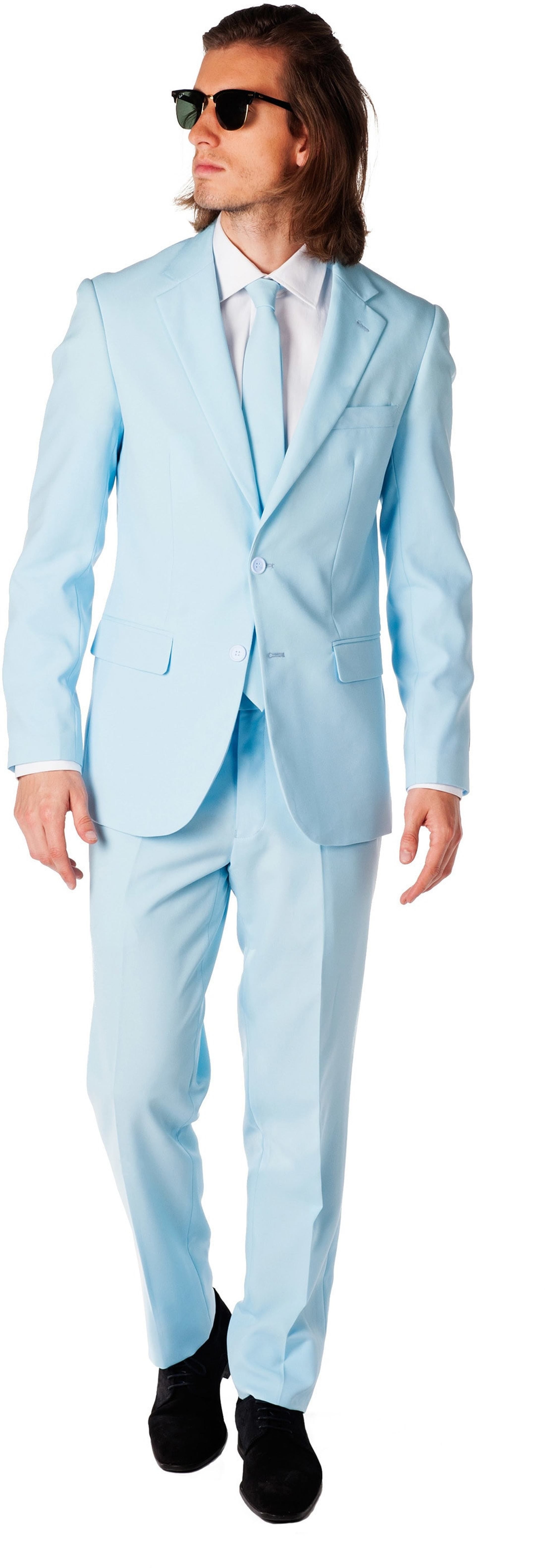 OppoSuits Cool Blue Kostuum | Lichtblauw pak OSUI-0030 Cool Blue