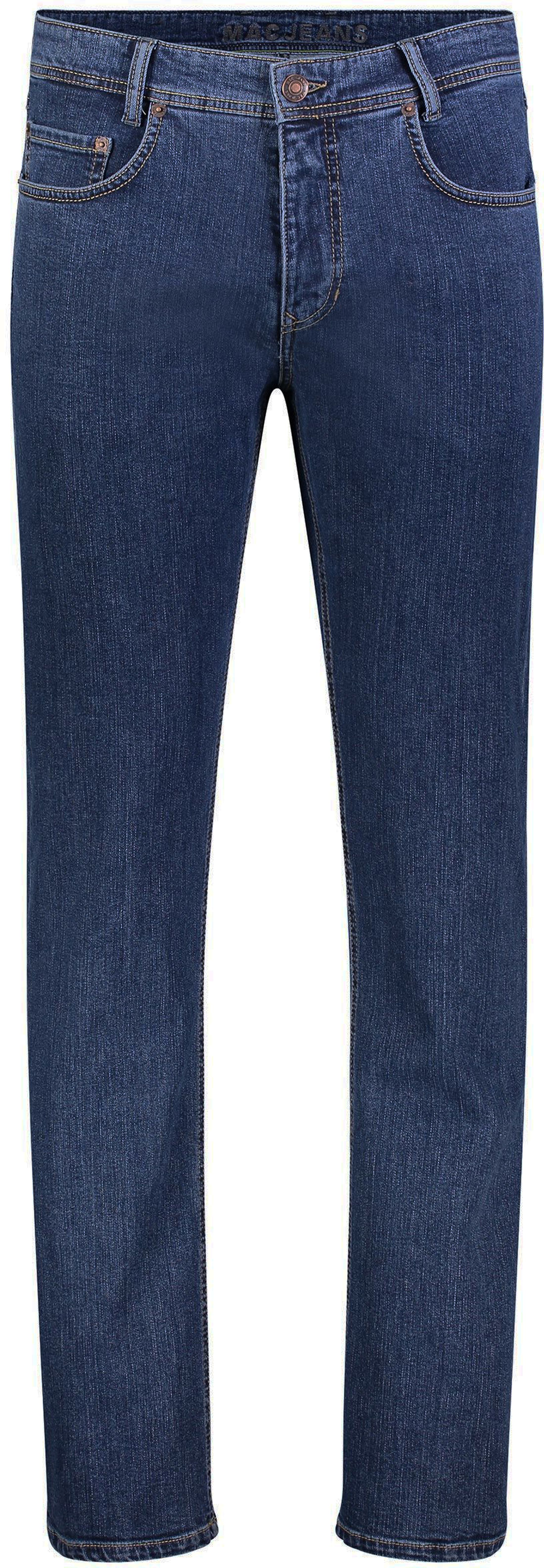 MAC Spodnie Niebieski 0970L Alpha Denim 