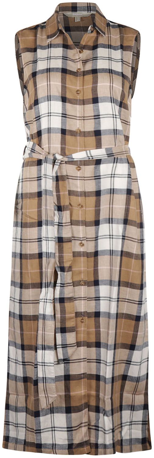 Barbour Dress Caroline Checks Brown order online | pink | Suitable Greece