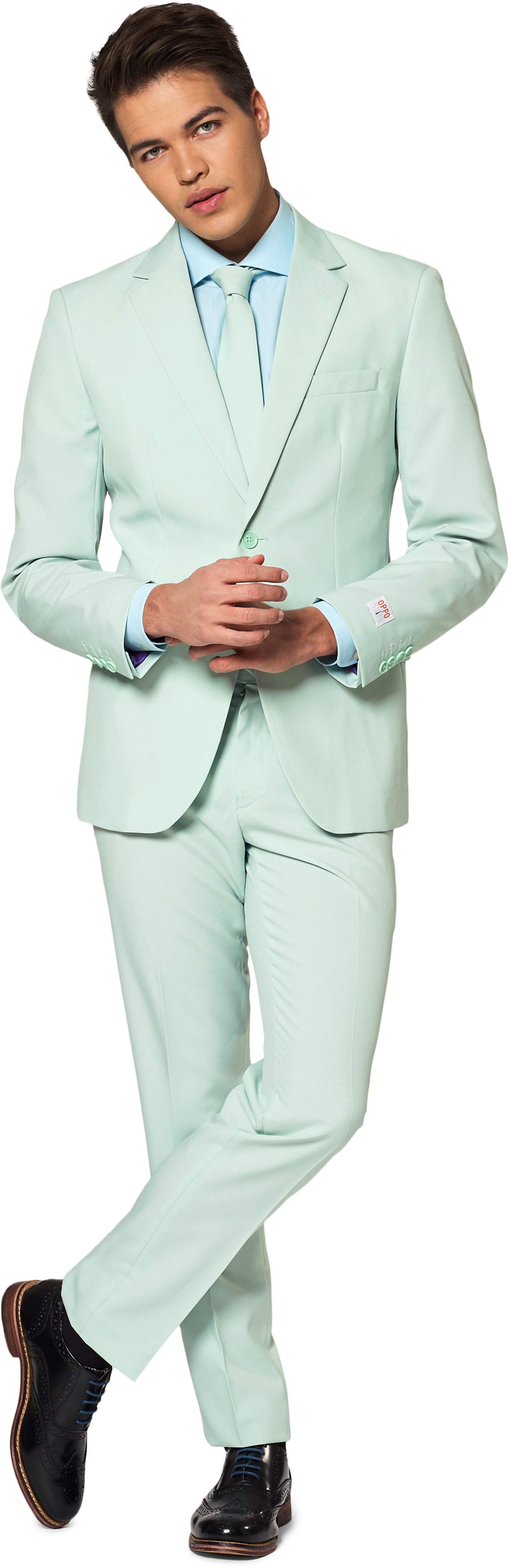 OppoSuits Magic Mint Suit order online | OSUI-0102 Magic Mint | Suitable Italy