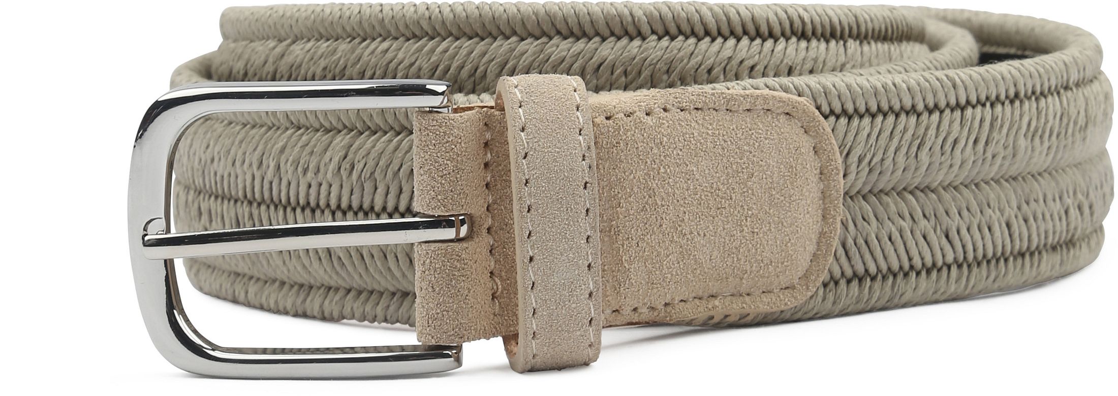 Profuomo Waxed Braided Belt Khaki PP2R00008D-F2 order online | Suitable