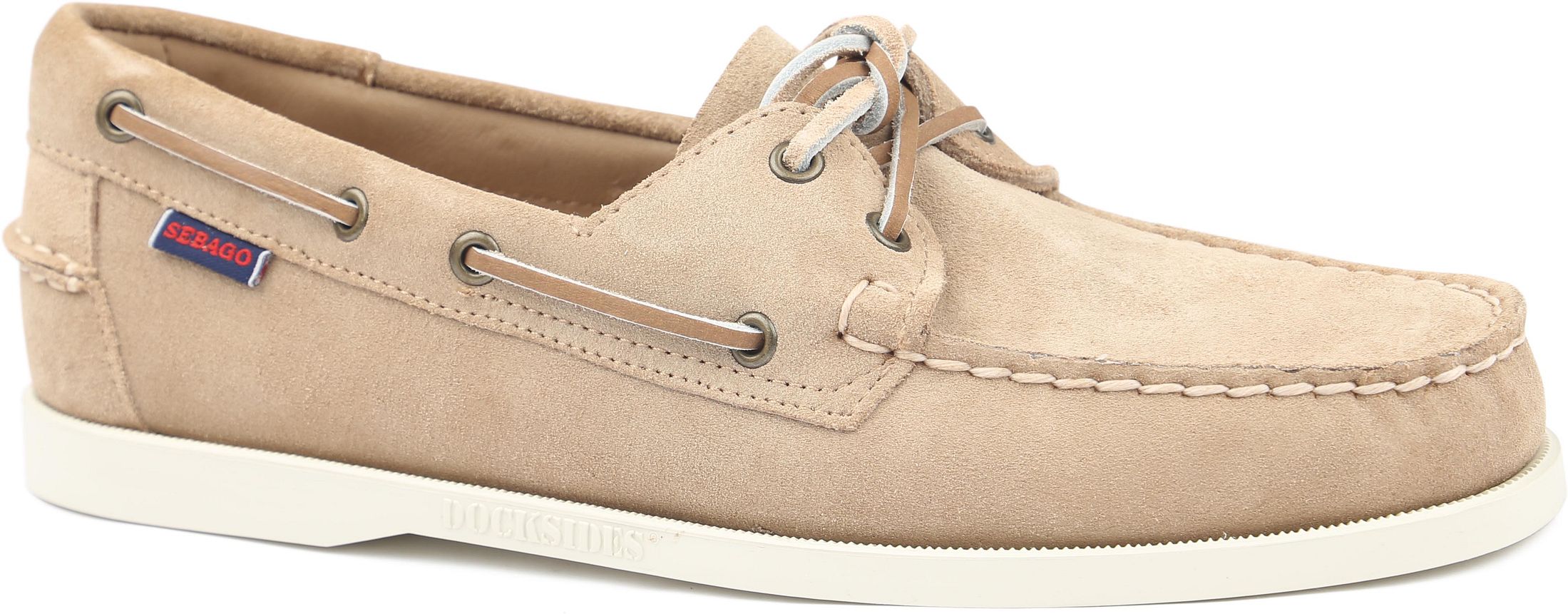 Køb Sebago Bådesko Portland Beige 7111PTW-Beige Camel | Suitable