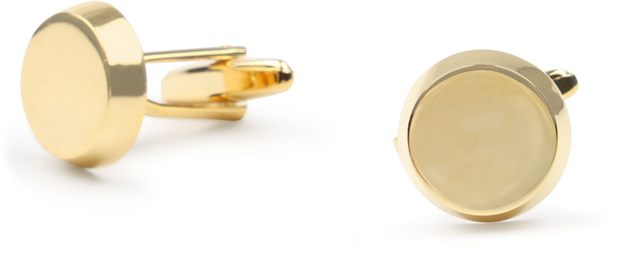 Manchetknoop Rond Goud CL-01 Gold kopen | Suitable