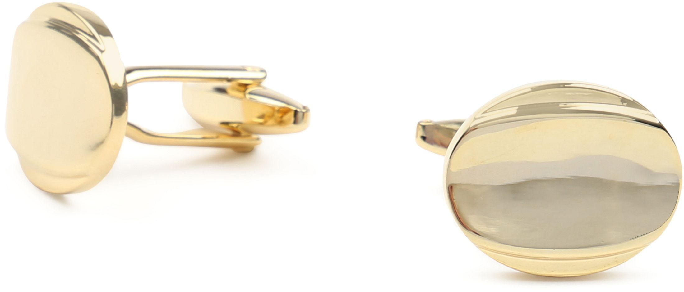 Mansjettknapp Oval Gull CL-20 Gold