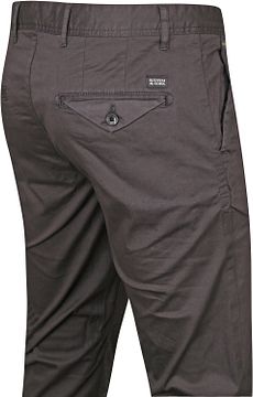 Pantalon Chino Slim Fit Stretch Scotch & Soda Mott - Taille 32/34 - Gris Rayé - Neuf Avec étiquettes