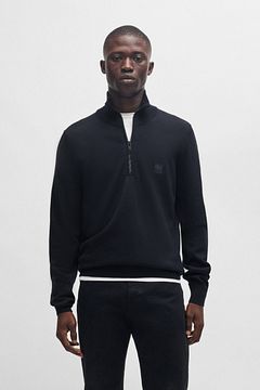 BOSS Kanobix Half Zip Trui Donkerblauw 50527585-404 kopen | Suitable