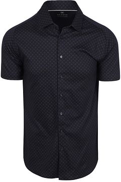 Desoto Short Sleeve Shirt Cubes Navy Product